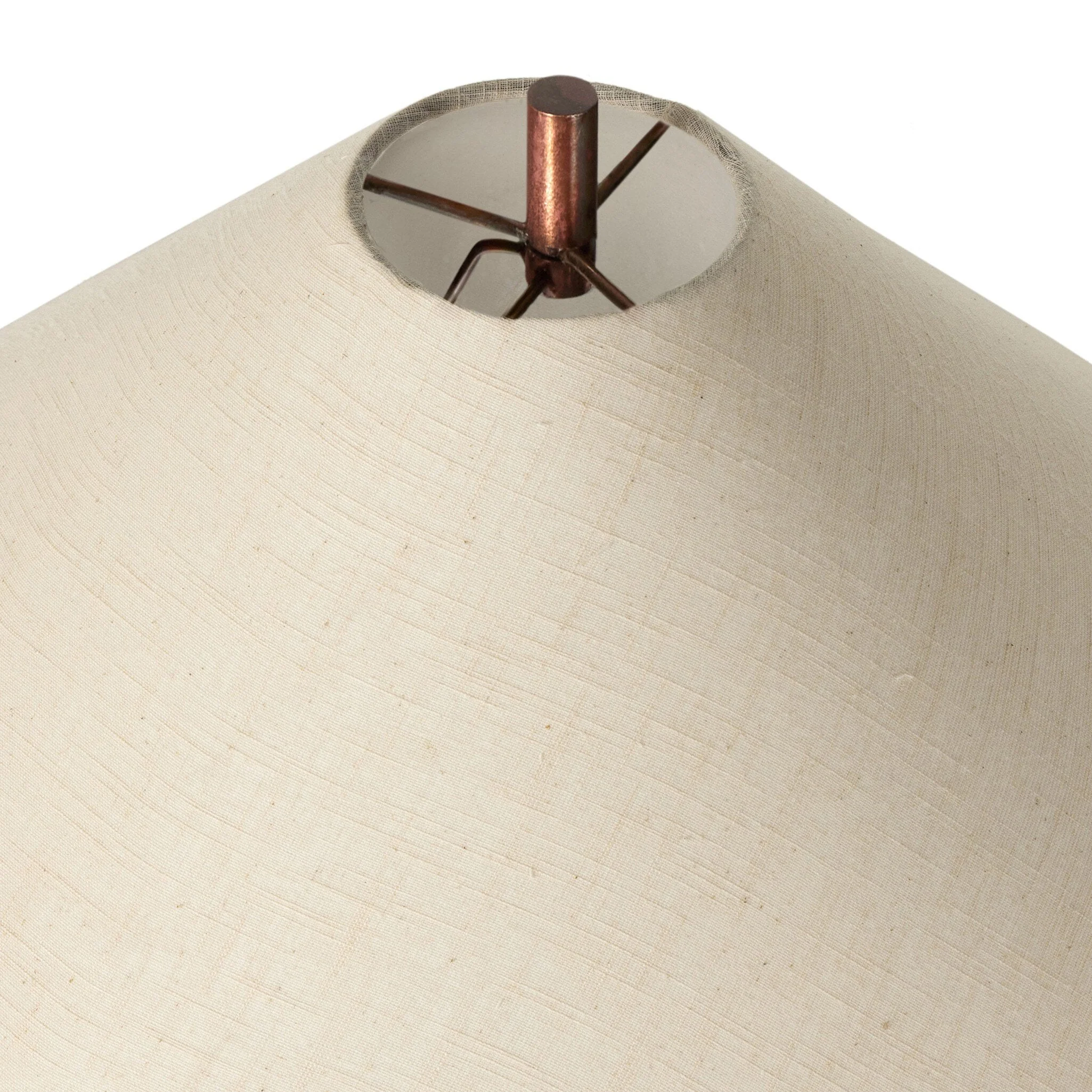 Romani Table Lamp - Iridescent Acid Wash | Linen Shade - Image 3