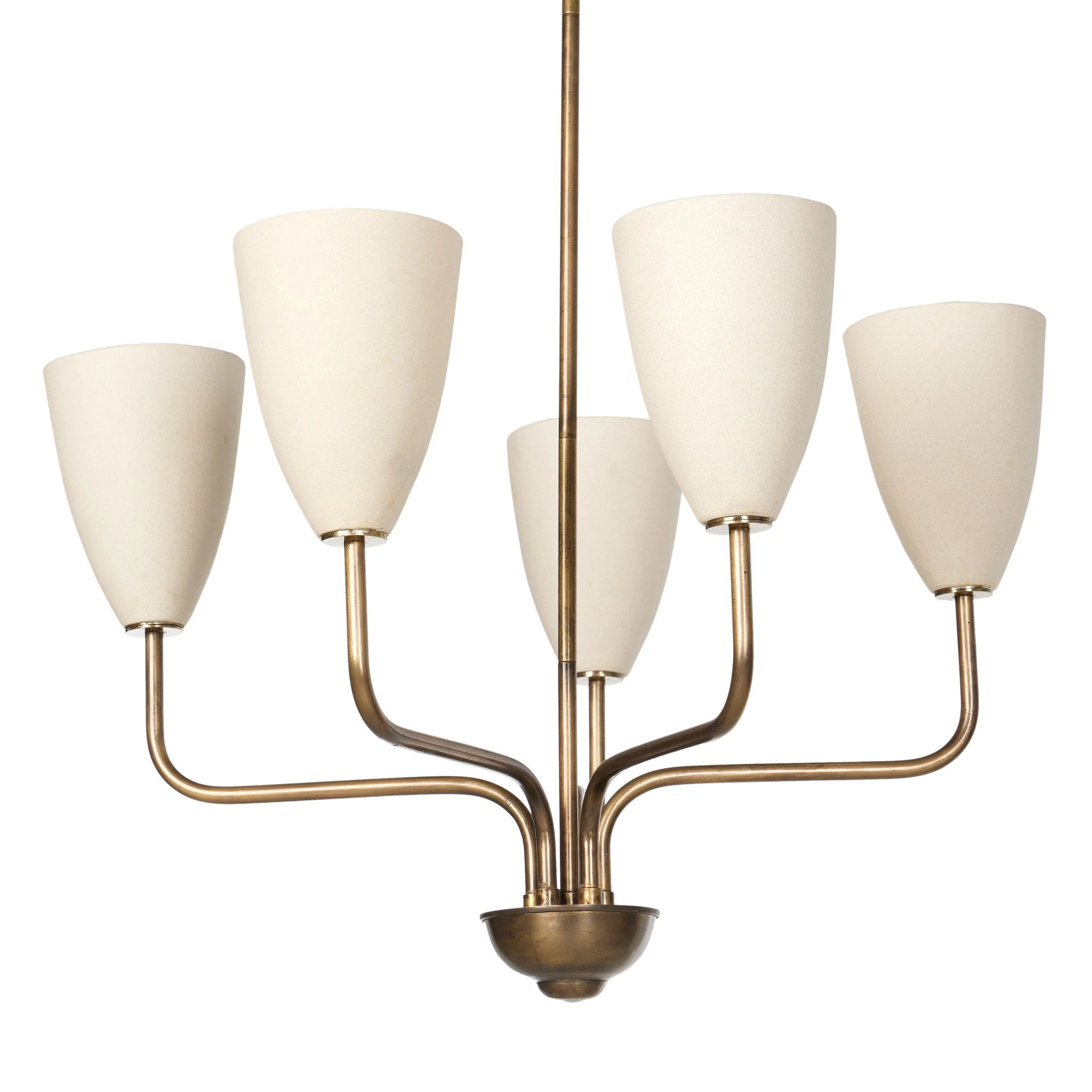 Jasmine Chandelier - Aged Brass - Image 3