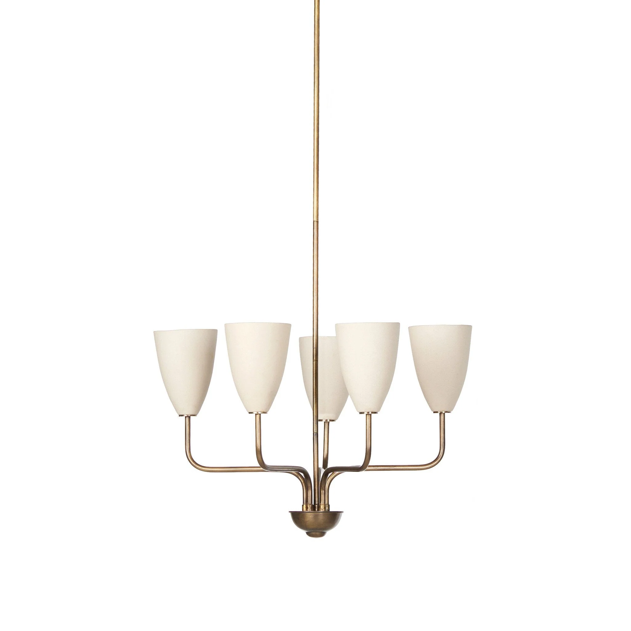 Jasmine Chandelier - Aged Brass - Image 2