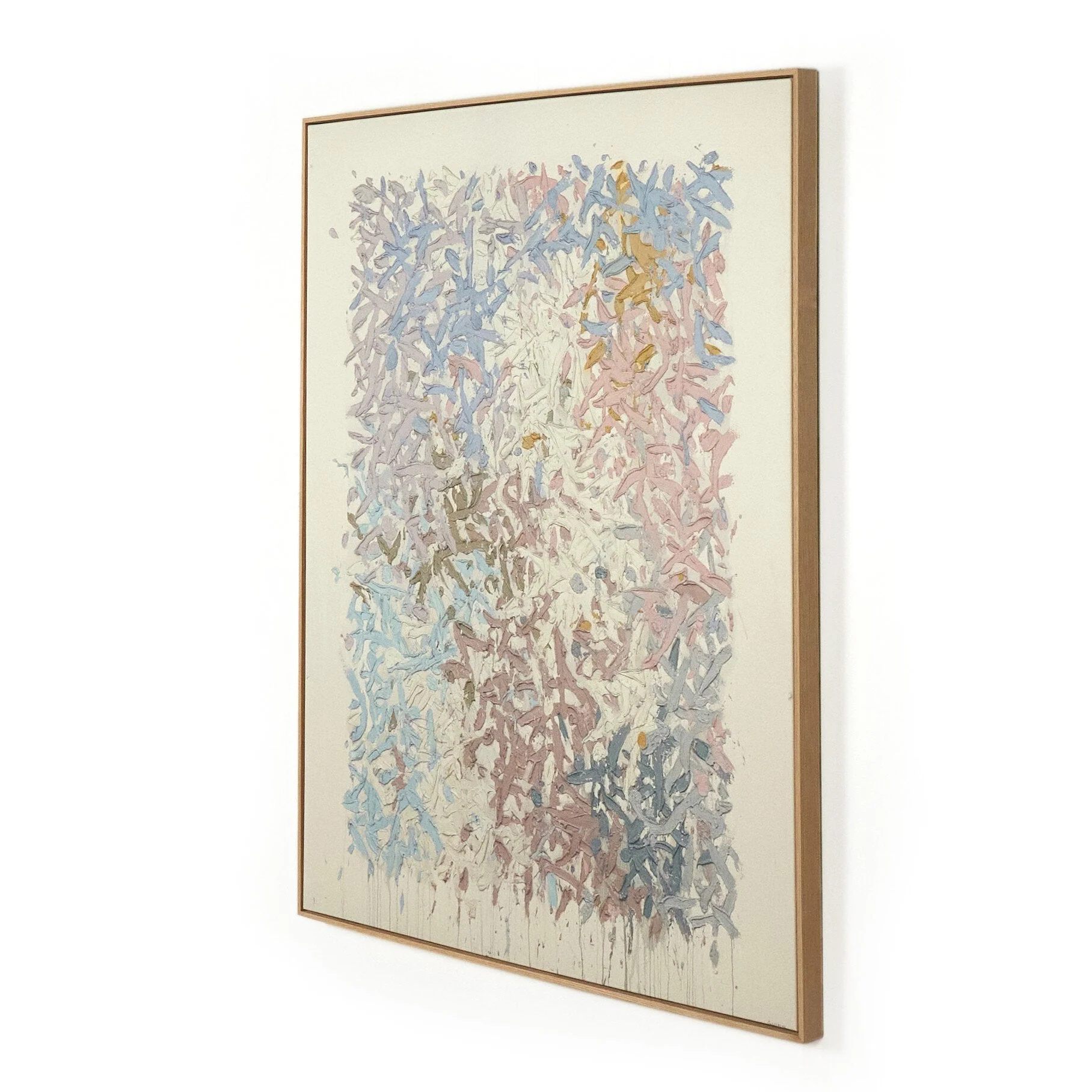 Our Hands Are Open No. 14 by Tyler Guinn - Vertical Grain White Oak Floater - Image 2
