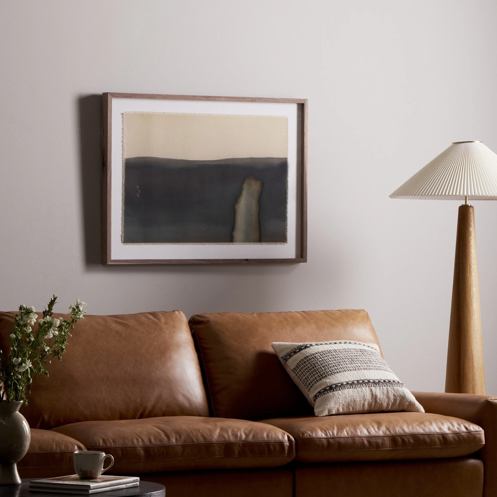 Abstract Ombre 16 by Roseanne Kenny - Rustic 2.5 Walnut - Image 3