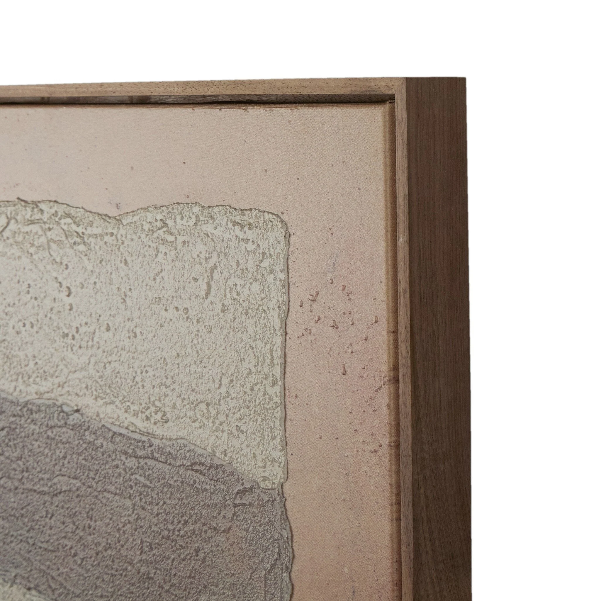 Landmarks No. 3 by Tyler Guinn - Rustic Walnut Floater - Image 3