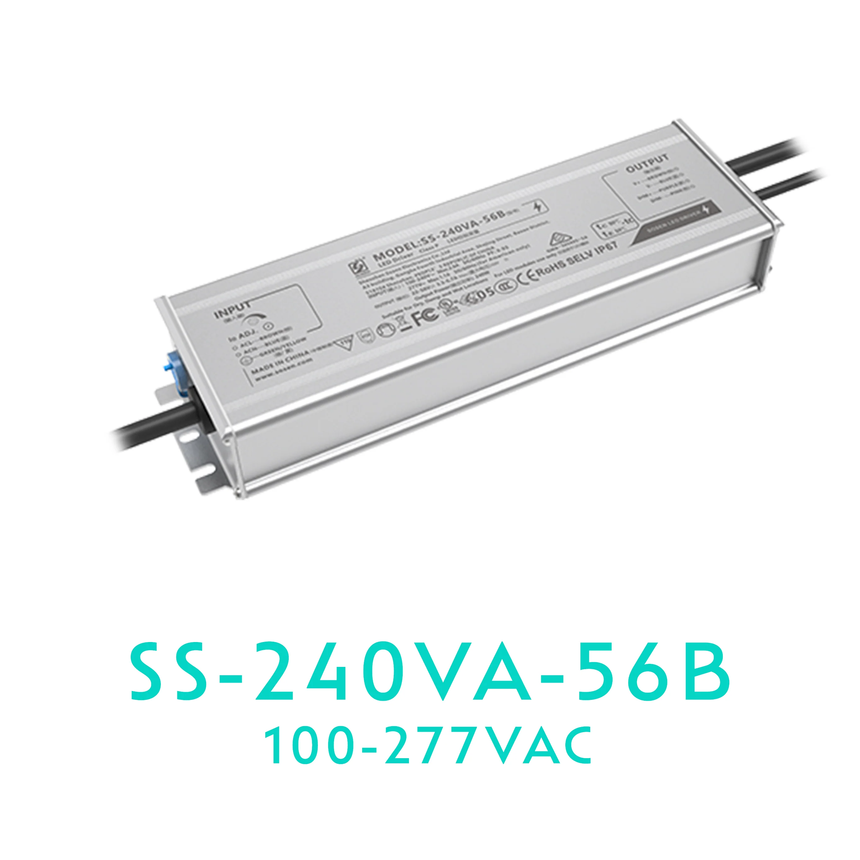SOSEN SS-240VA-56B Constant Current Driver – 240W – IP67 #675