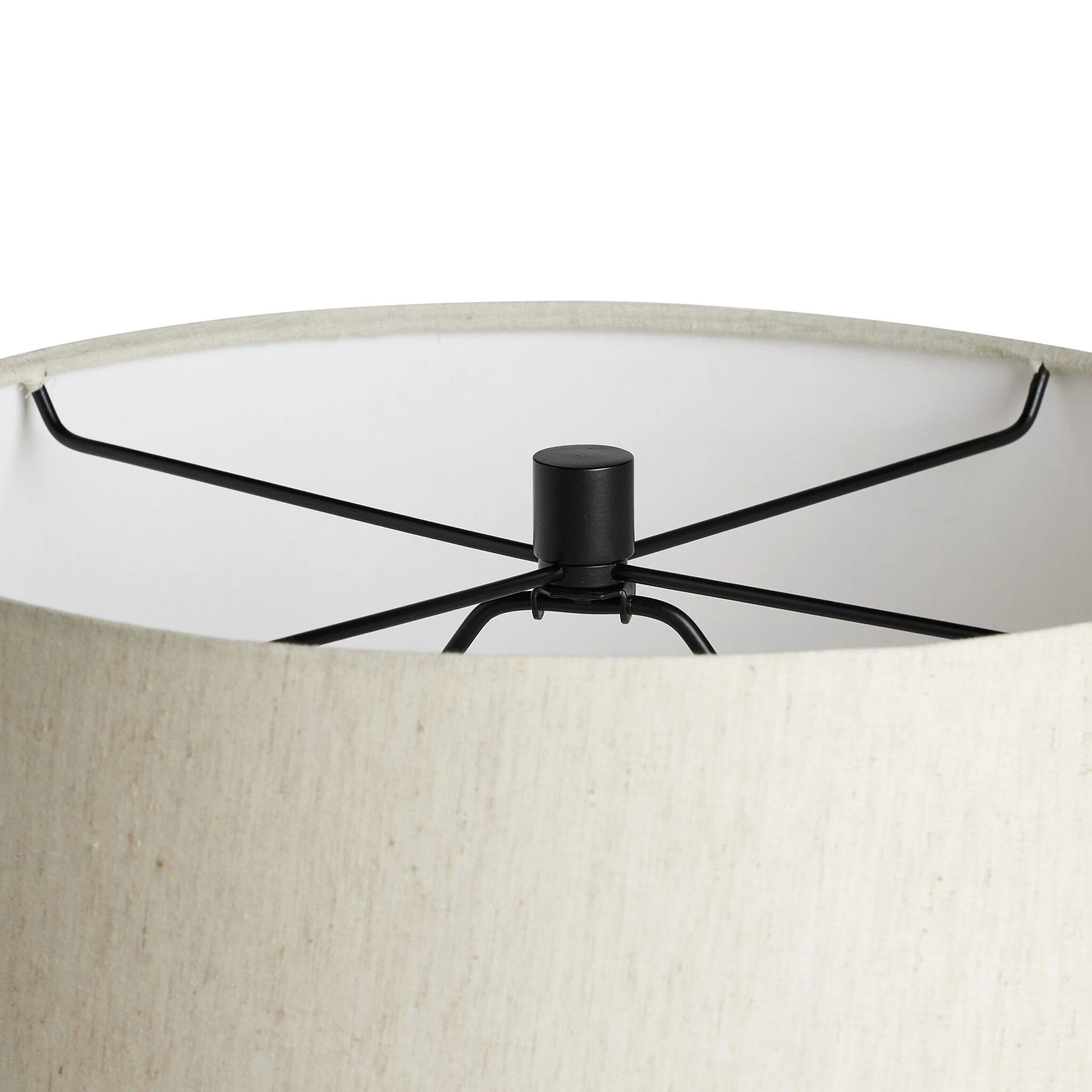 Ziggy Table Lamp - Hammered Black Aluminum - Image 3