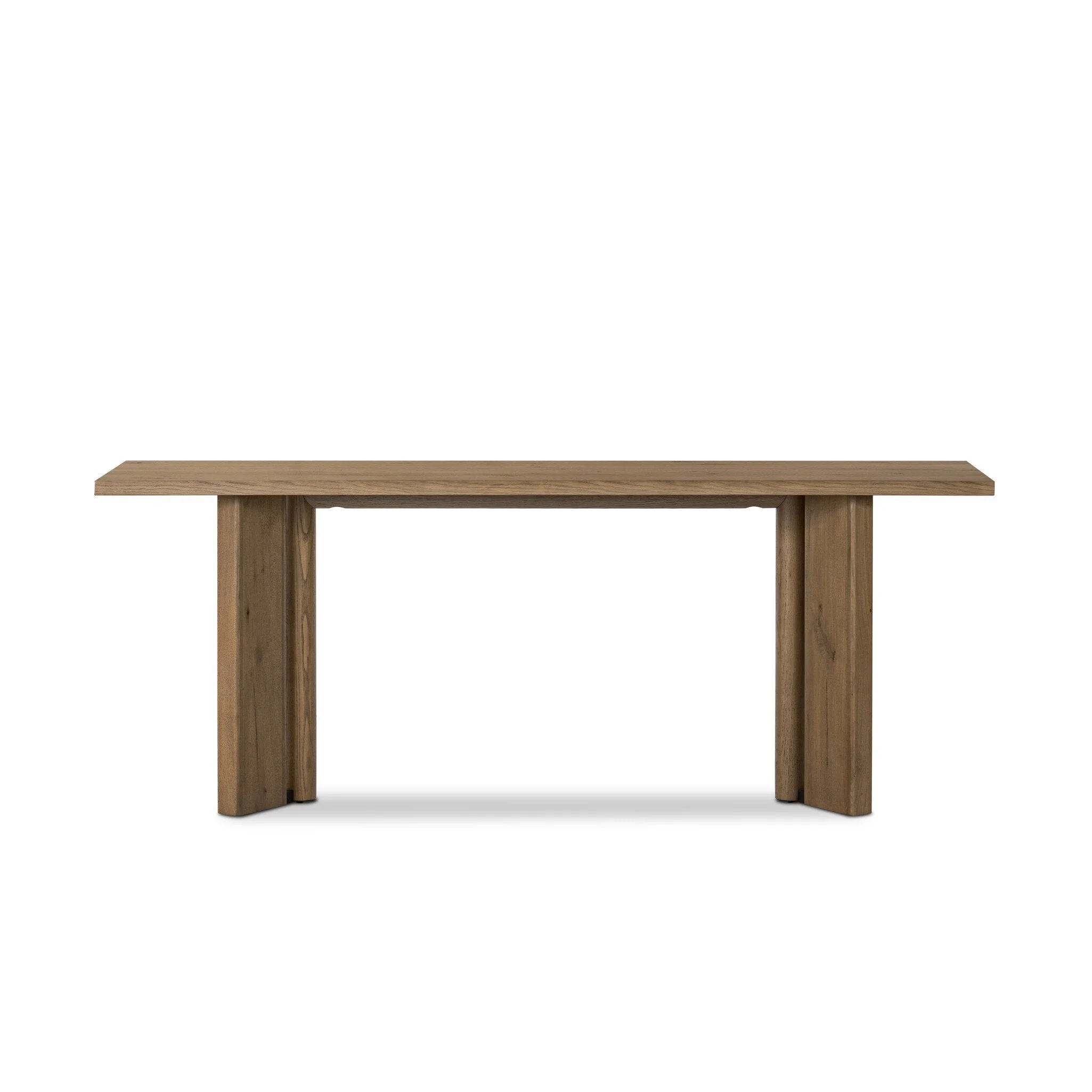 Huxley Console Table – Rubbed Light Oak Veneer