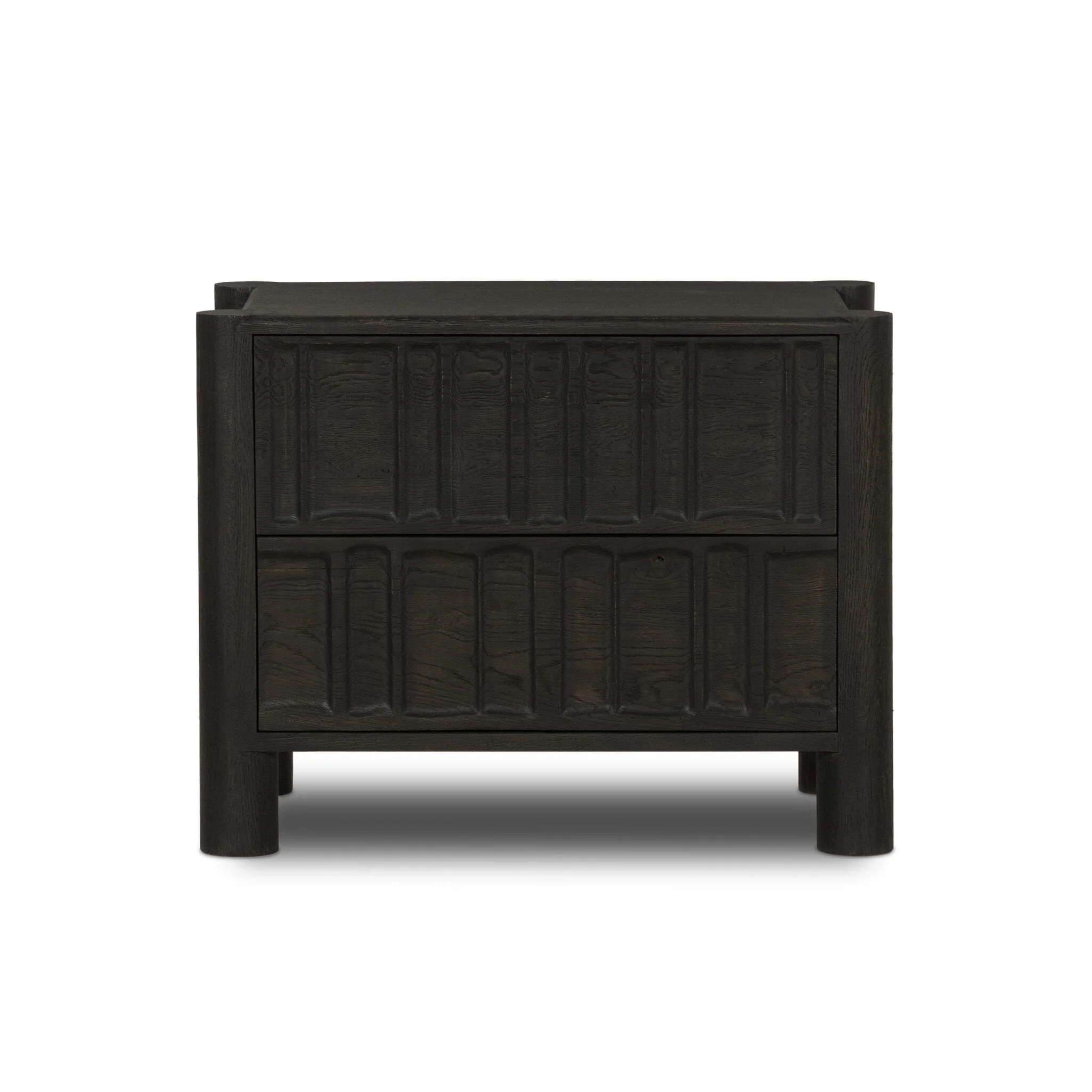 Ezri Nightstand - Black Oak - Image 1