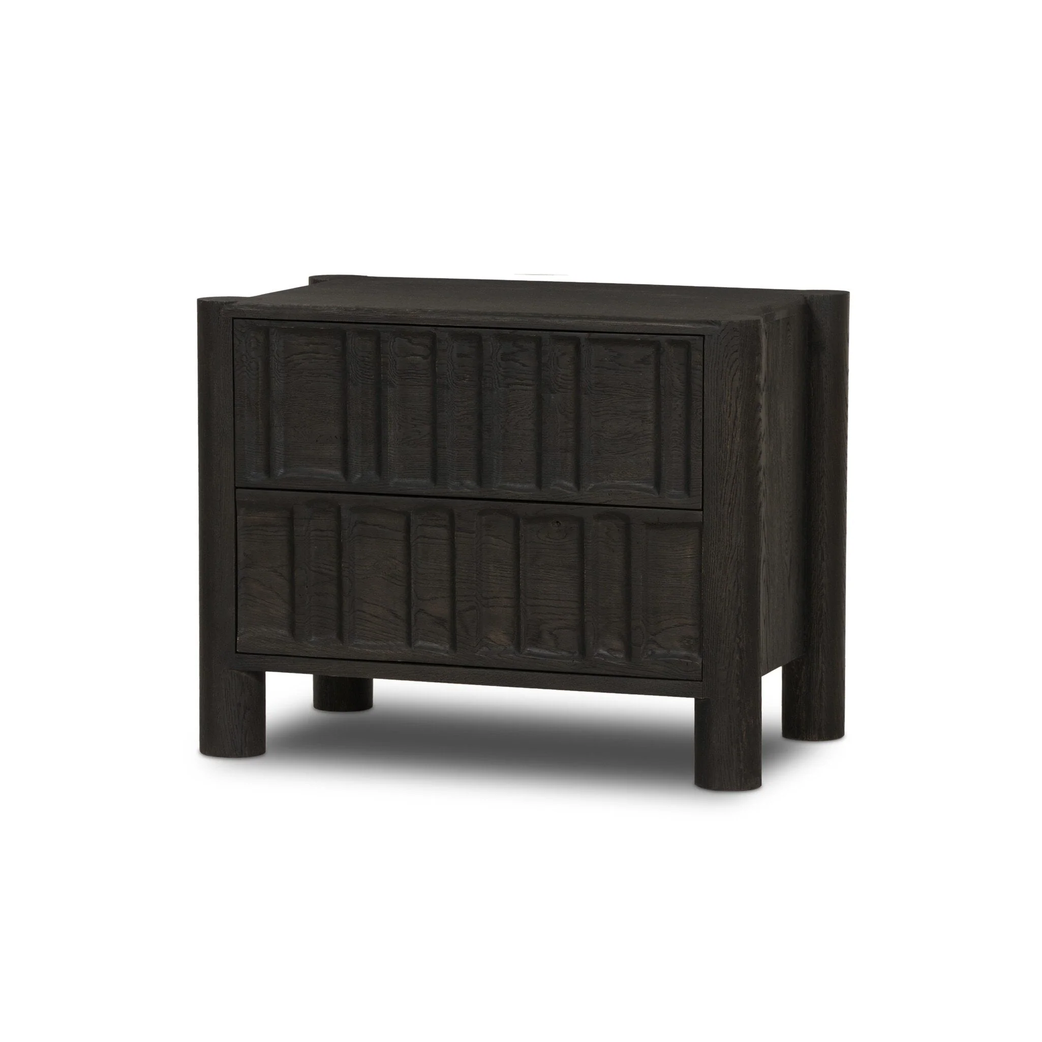 Ezri Nightstand - Black Oak - Image 2