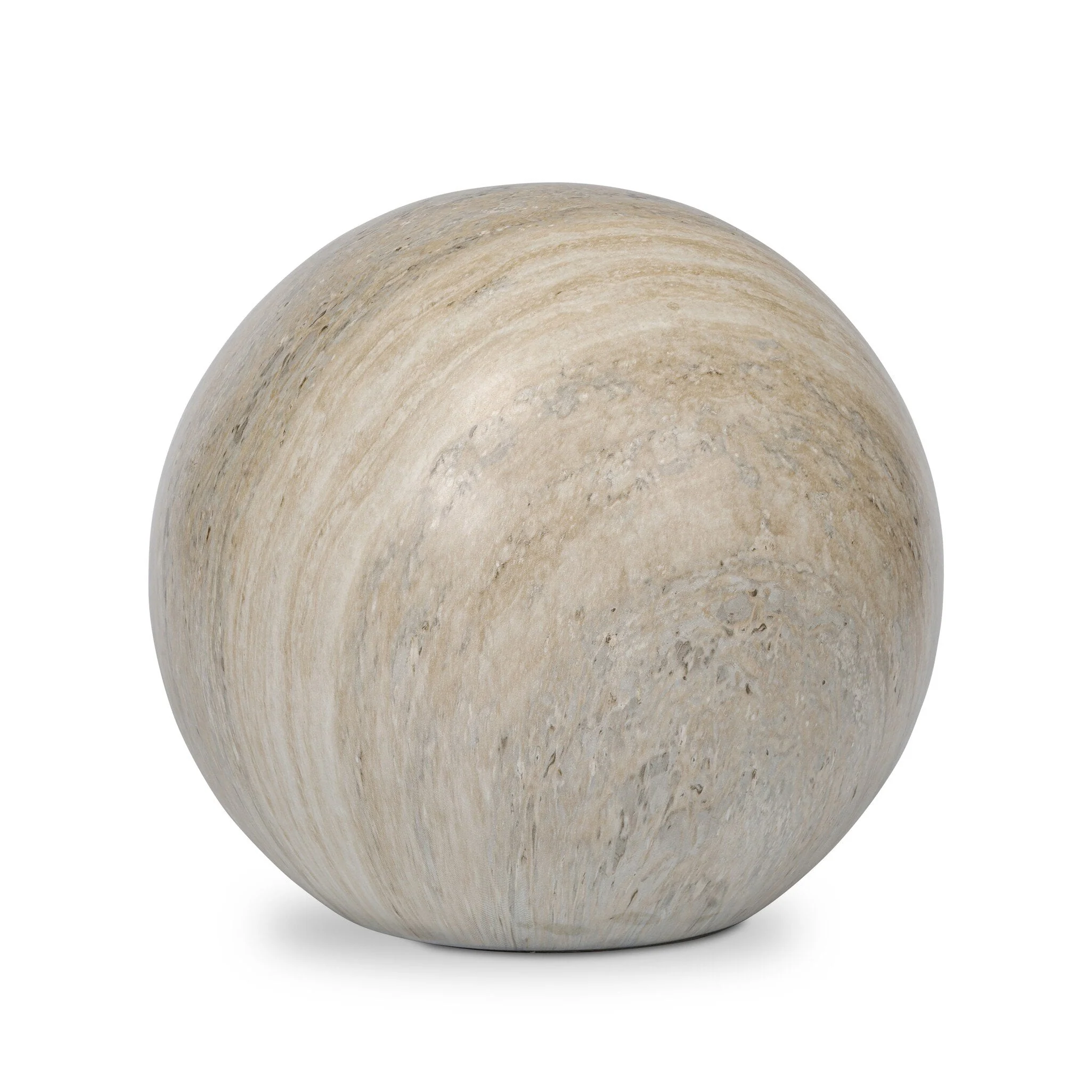 Mairo Sphere - Natural Grey Faux Marble | Medium - Image 2