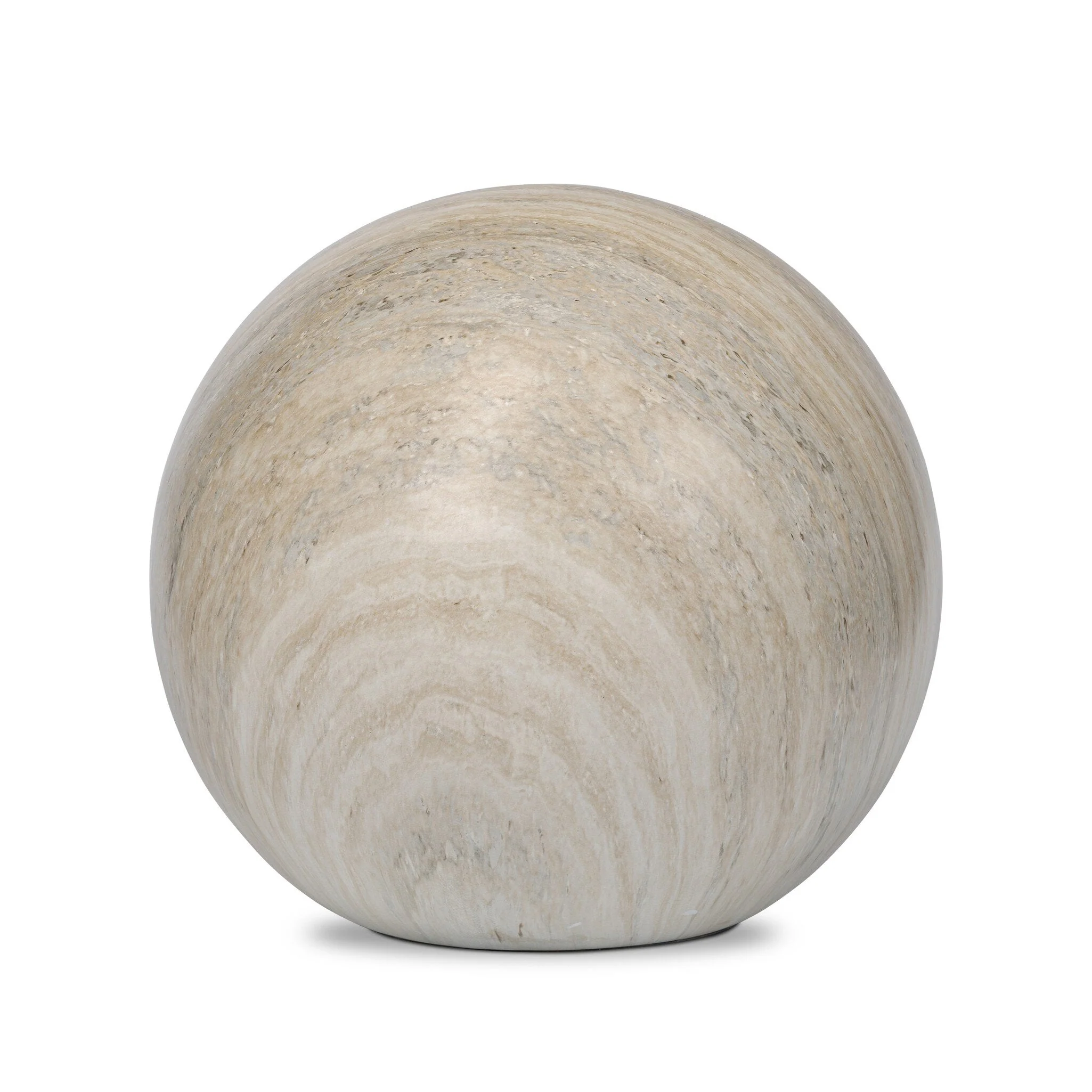 Mairo Sphere - Natural Grey Faux Marble | Large - Image 2