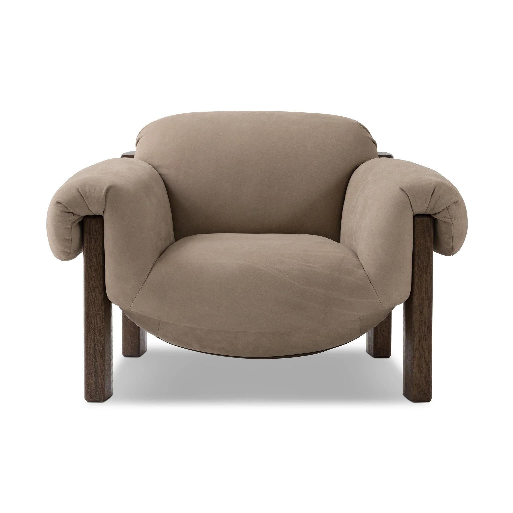 Samena Chair - Nubuck Nude - Image 1