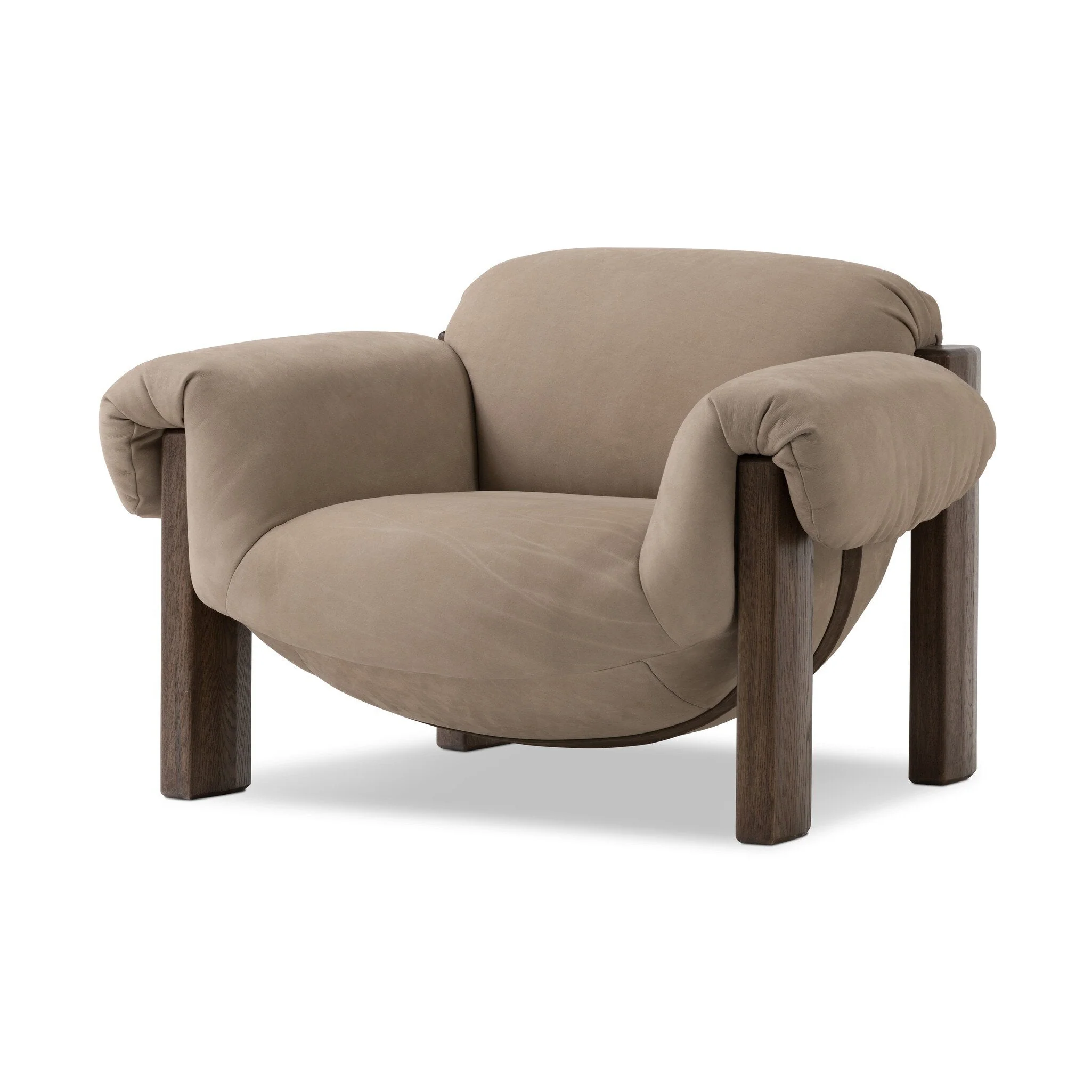 Samena Chair - Nubuck Nude - Image 2