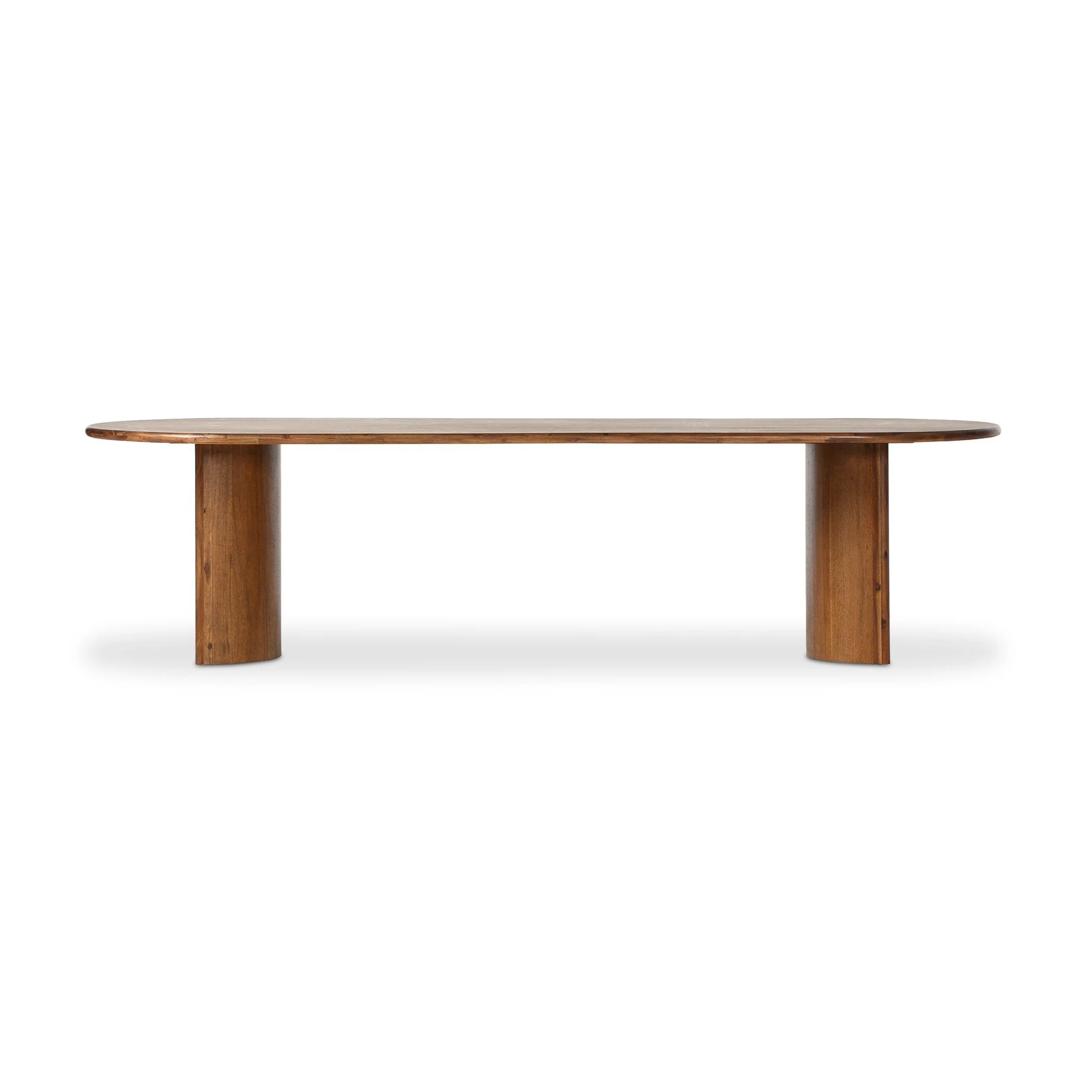 Paden Dining Table - Seasoned Brown Acacia | 118" - Image 1
