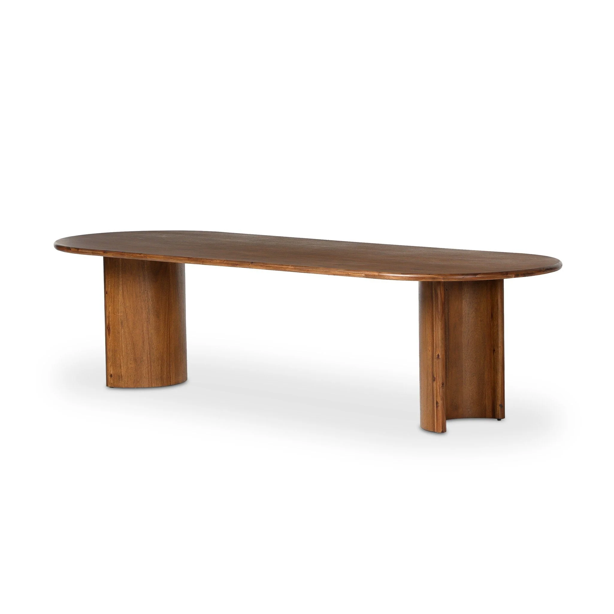 Paden Dining Table - Seasoned Brown Acacia | 118" - Image 2