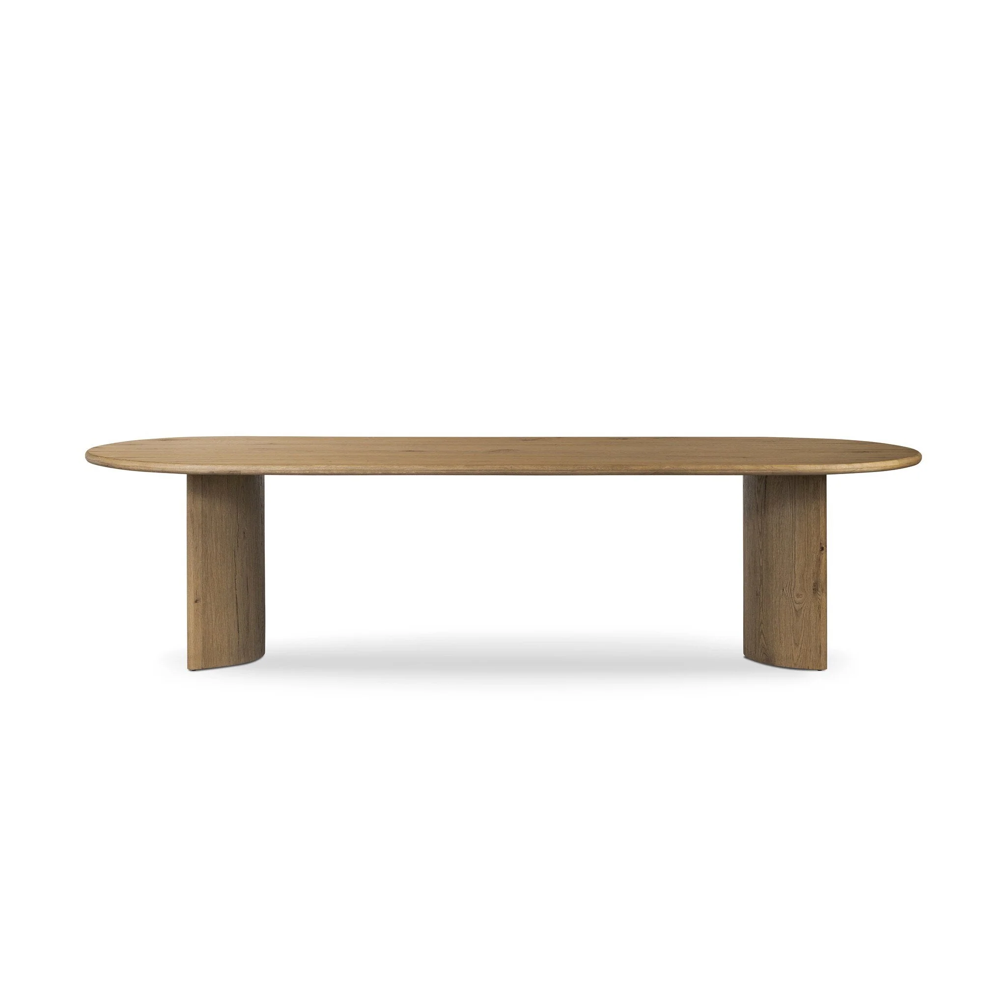 Paden Dining Table - Worn Oak Veneer | 118" - Image 1