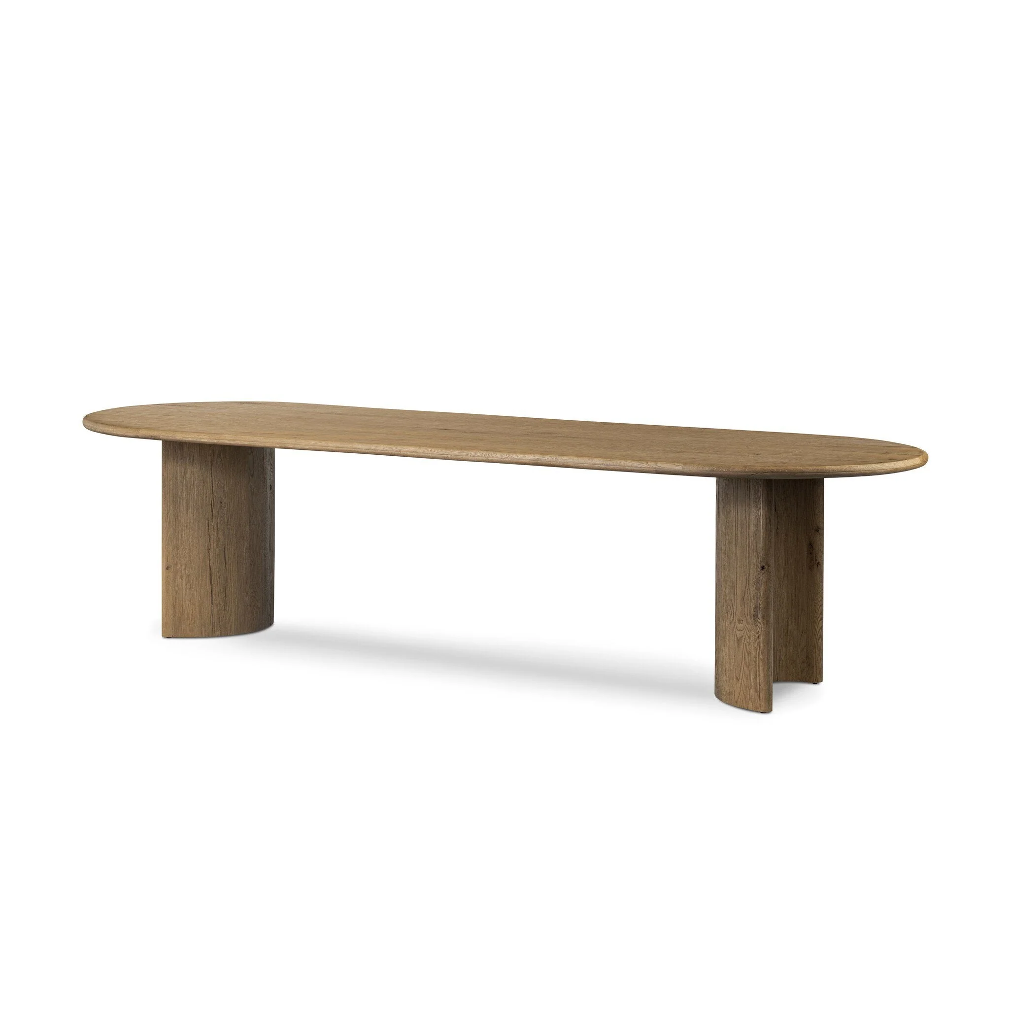 Paden Dining Table - Worn Oak Veneer | 118" - Image 2