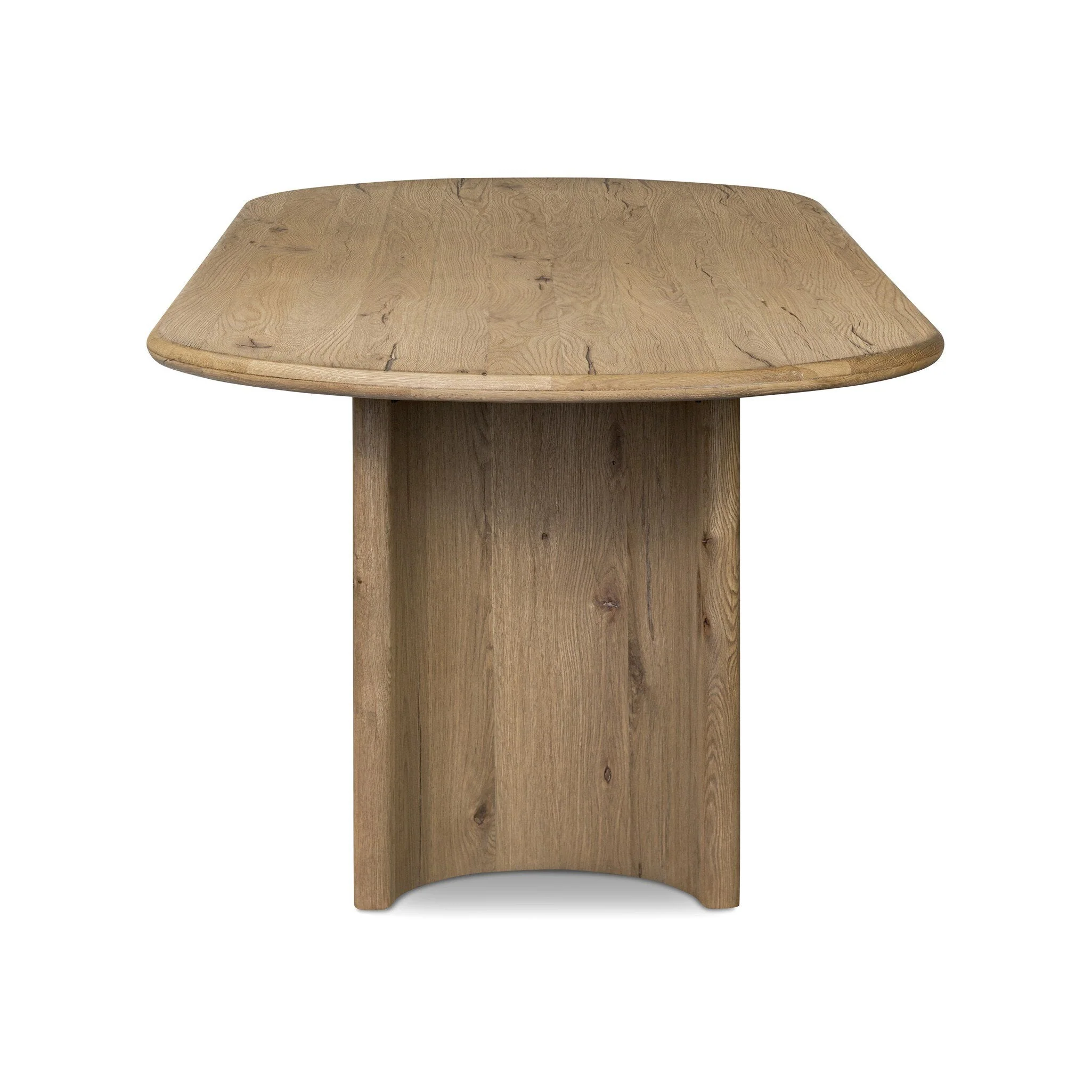 Paden Dining Table - Worn Oak Veneer | 118" - Image 3