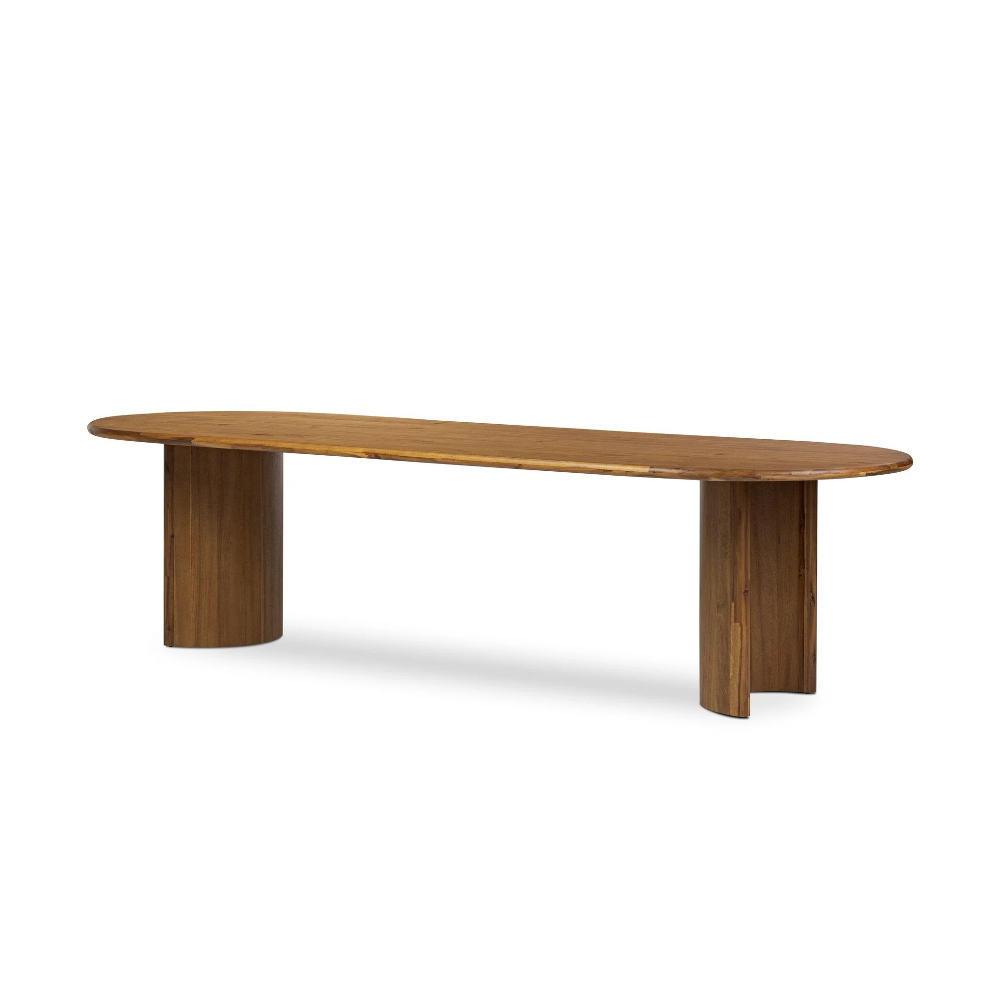 Paden Dining Table - Sandy Acacia | 118" - Image 2