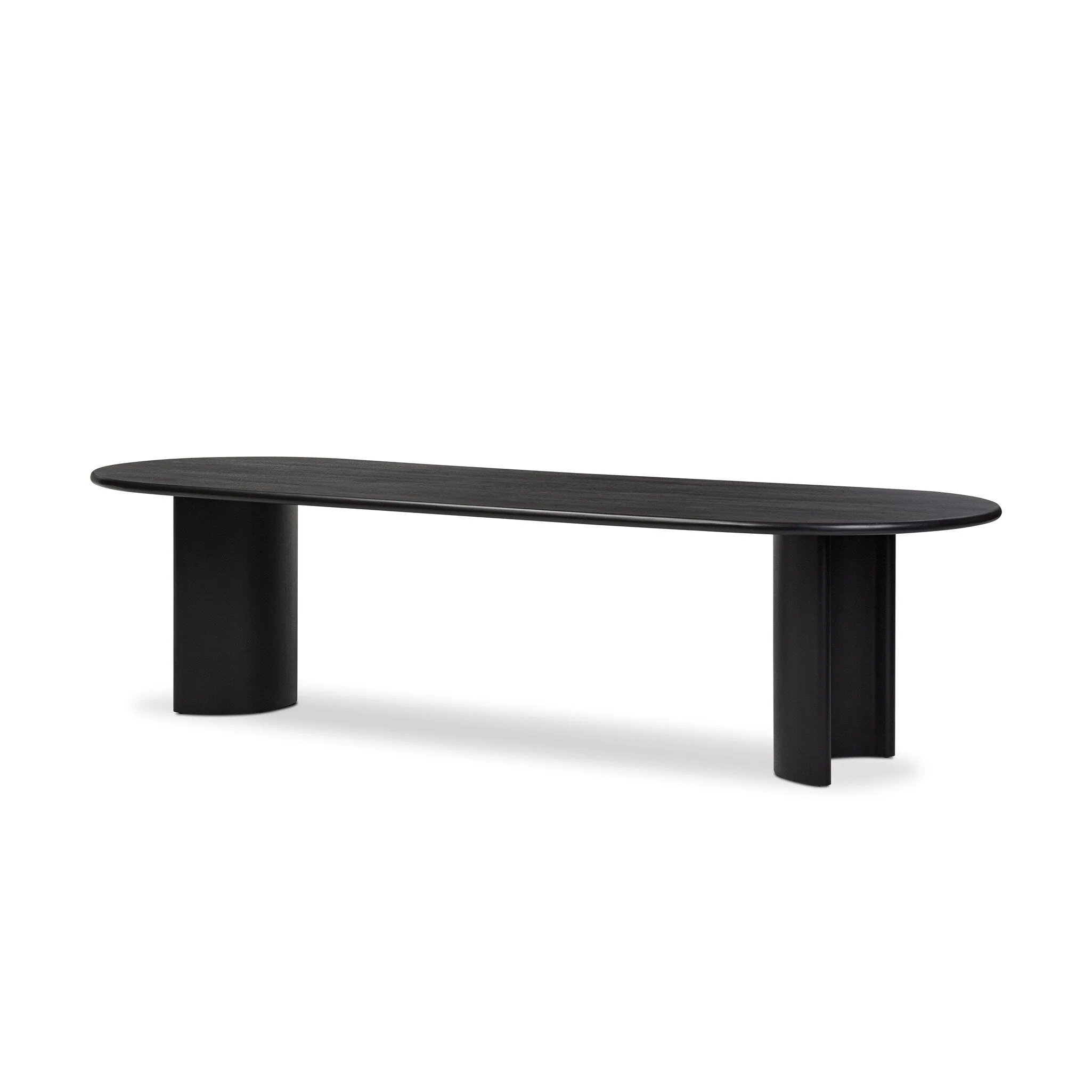 Paden Dining Table - Aged Black Acacia | 118" - Image 2