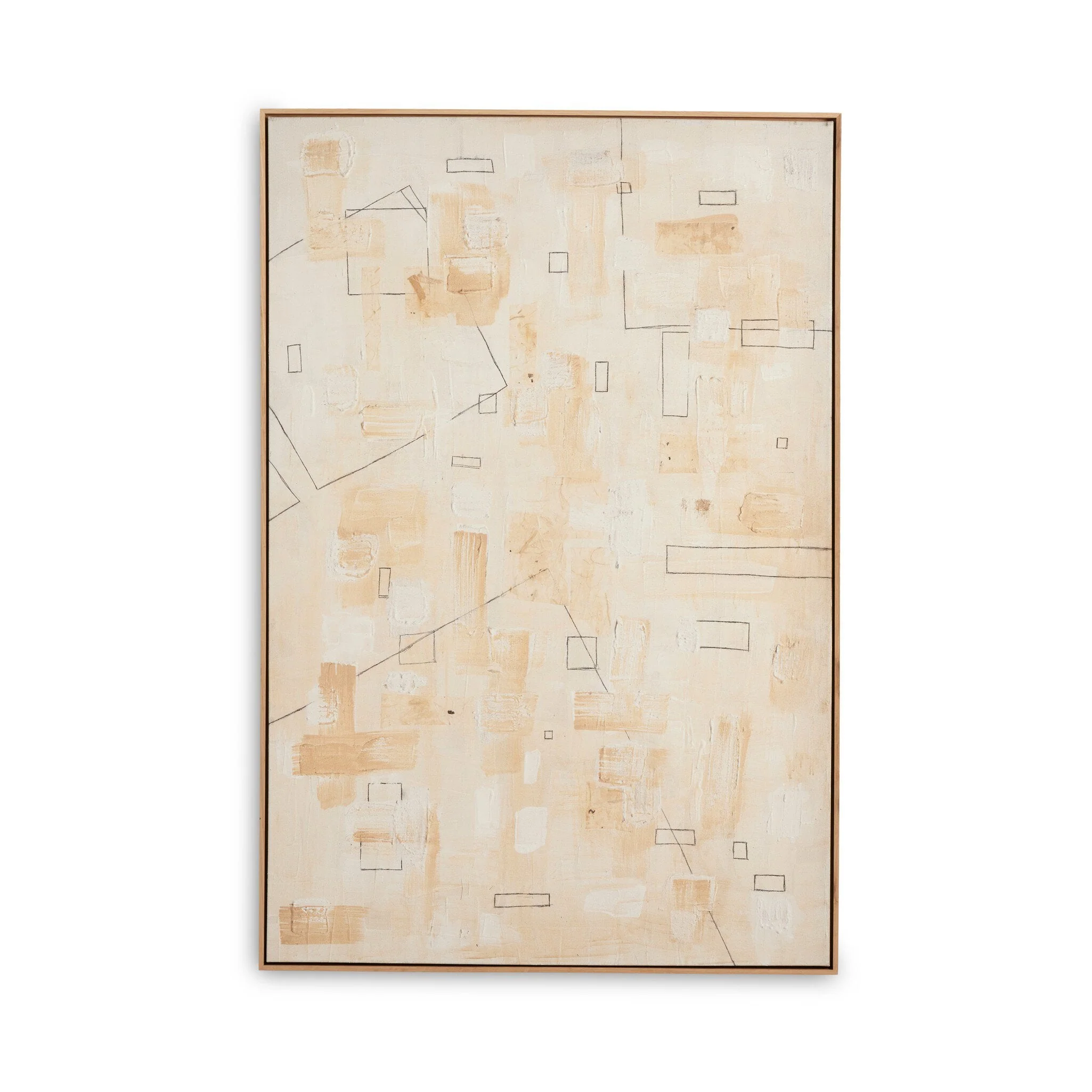 Untitled 003 by Jade Dacay - Vertical Grain White Oak Floater - Image 1
