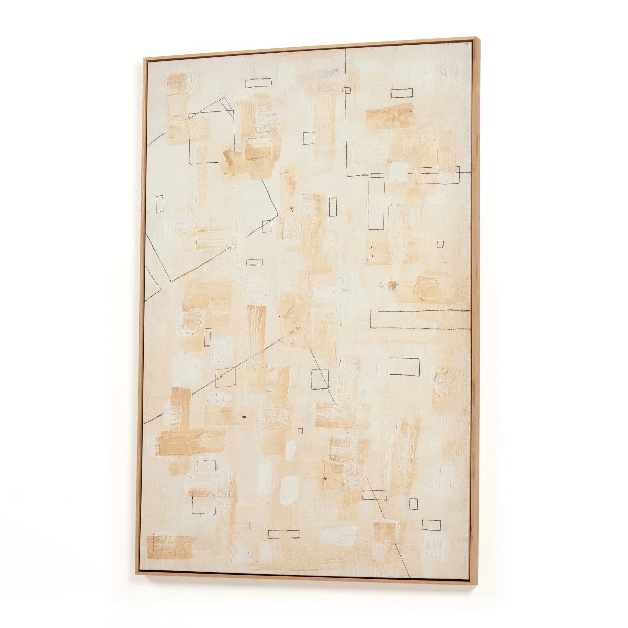 Untitled 003 by Jade Dacay - Vertical Grain White Oak Floater - Image 2
