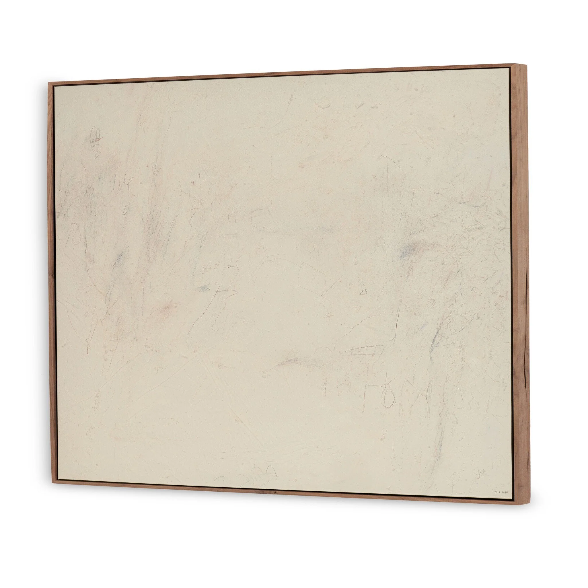 Notes In The Fog No. 1 by Tyler Guinn - Rustic Walnut Floater - Image 2