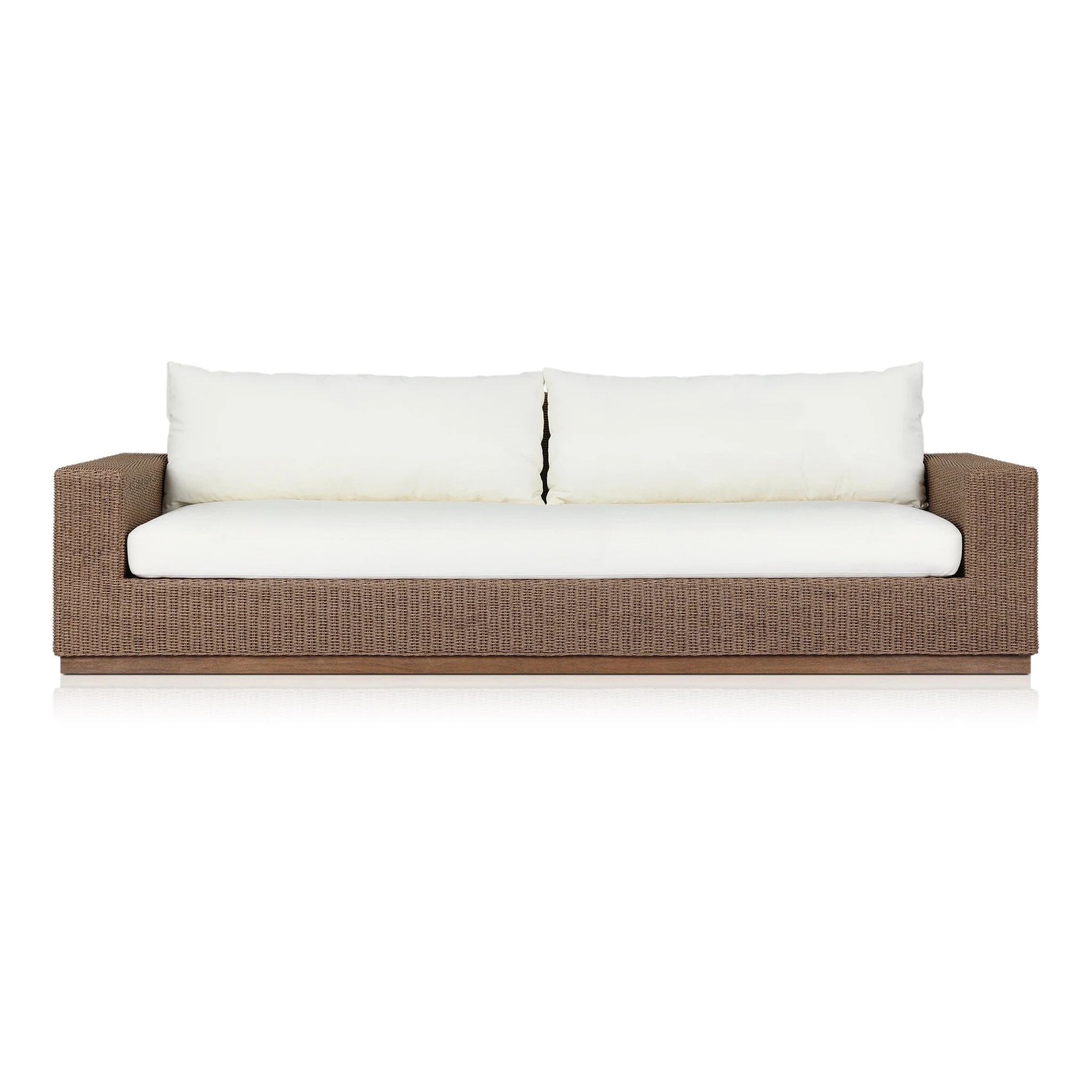 Suri Outdoor Sofa-106" - Arashi Salt - Image 1