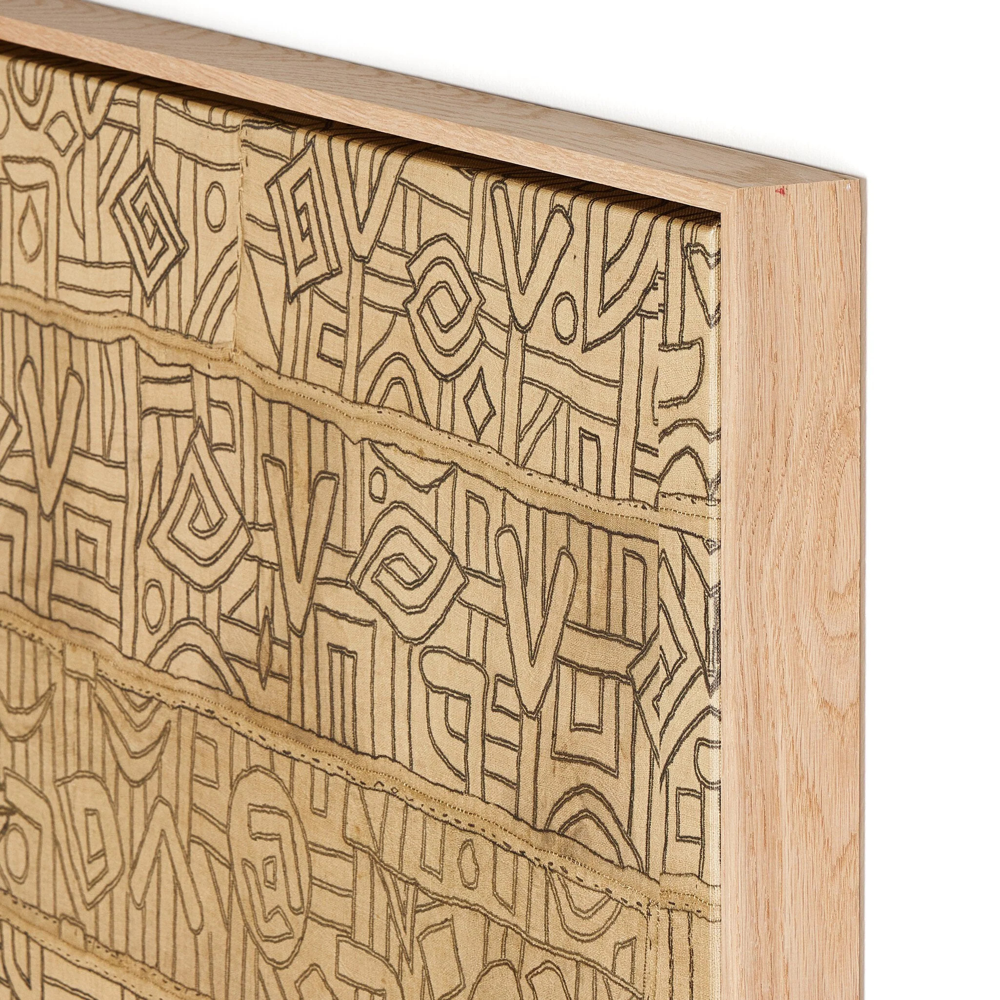 Kuba III by FH Art Studio - Vertical Grain White Oak Floater - Image 3