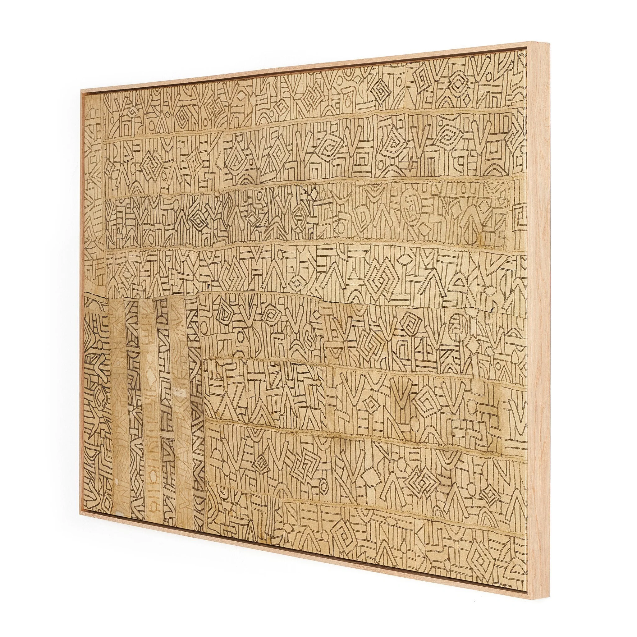 Kuba III by FH Art Studio - Vertical Grain White Oak Floater - Image 2