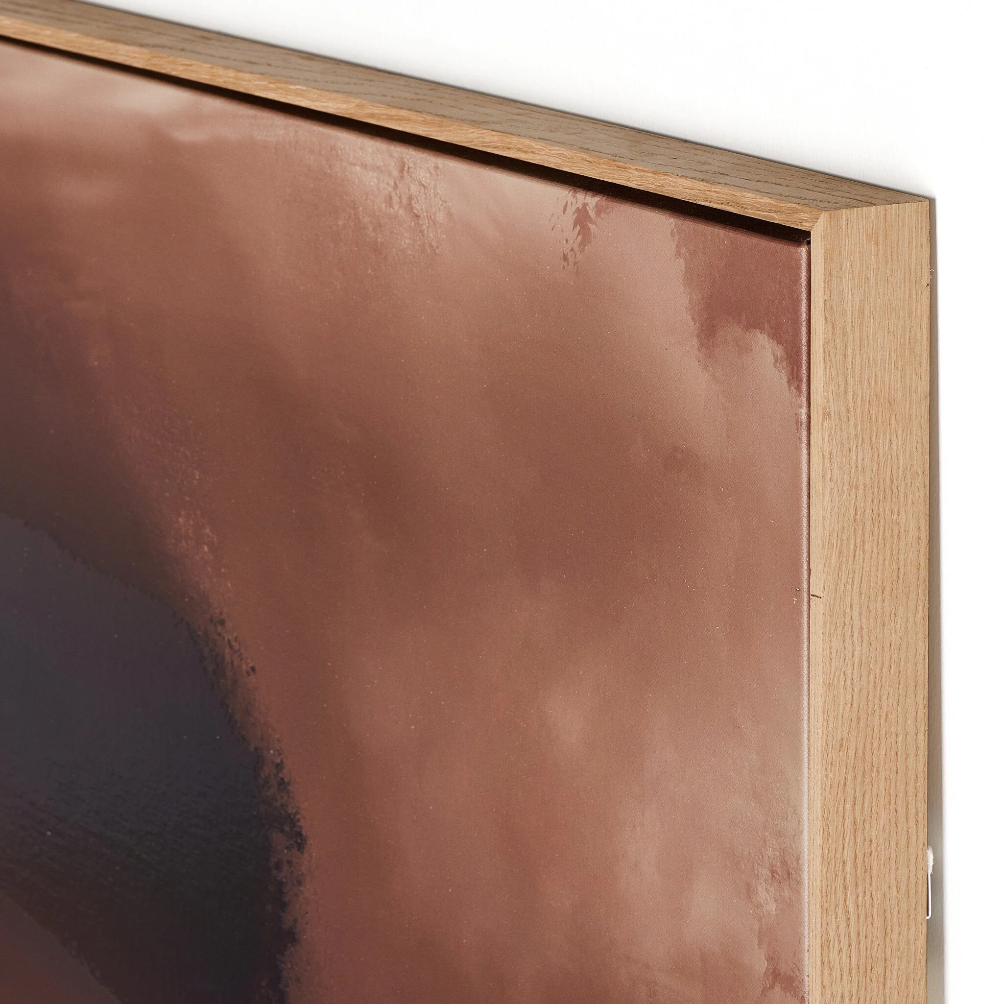 Scorch by FH Art Studio - Vertical Grain White Oak Floater - Image 3
