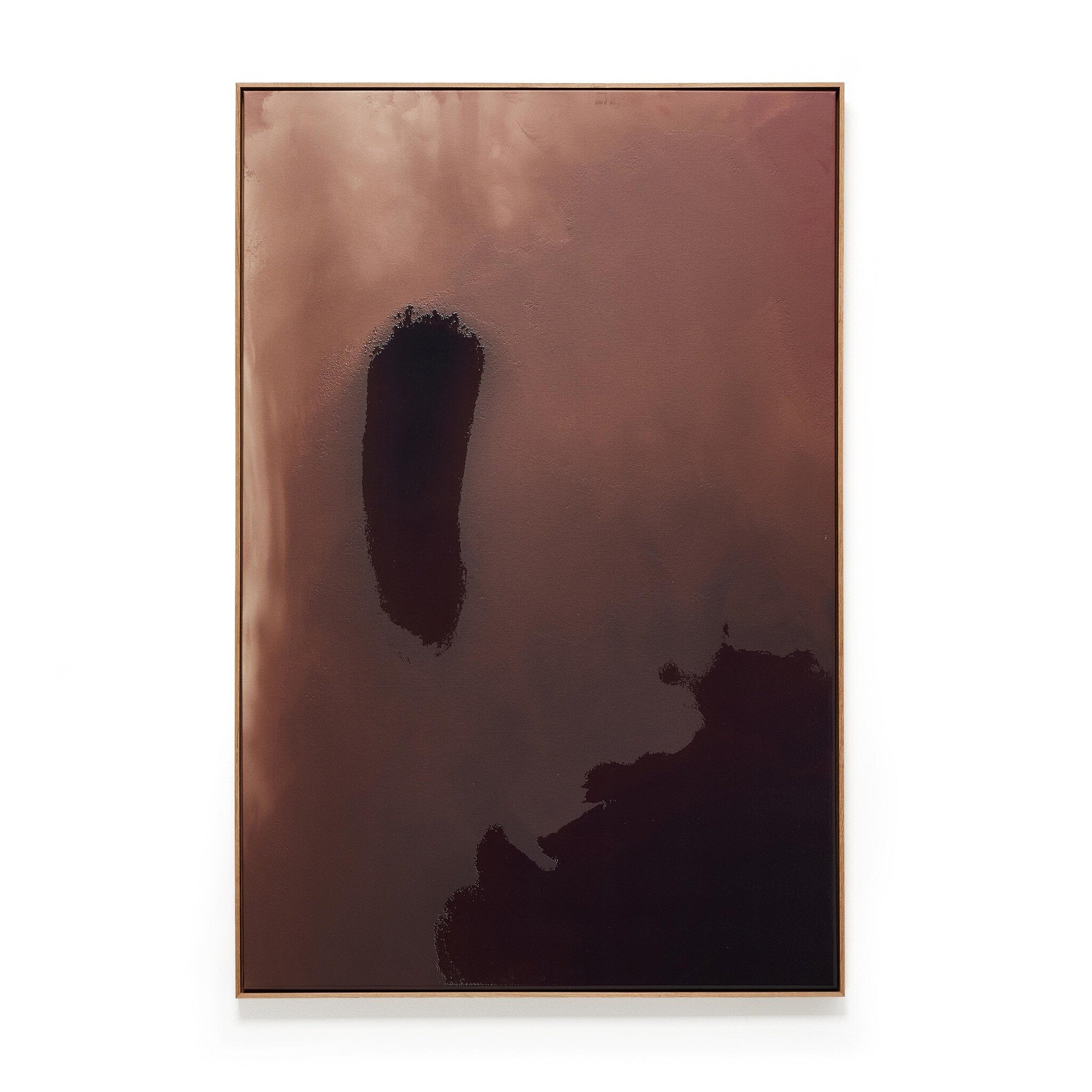 Scorch by FH Art Studio - Vertical Grain White Oak Floater - Image 1