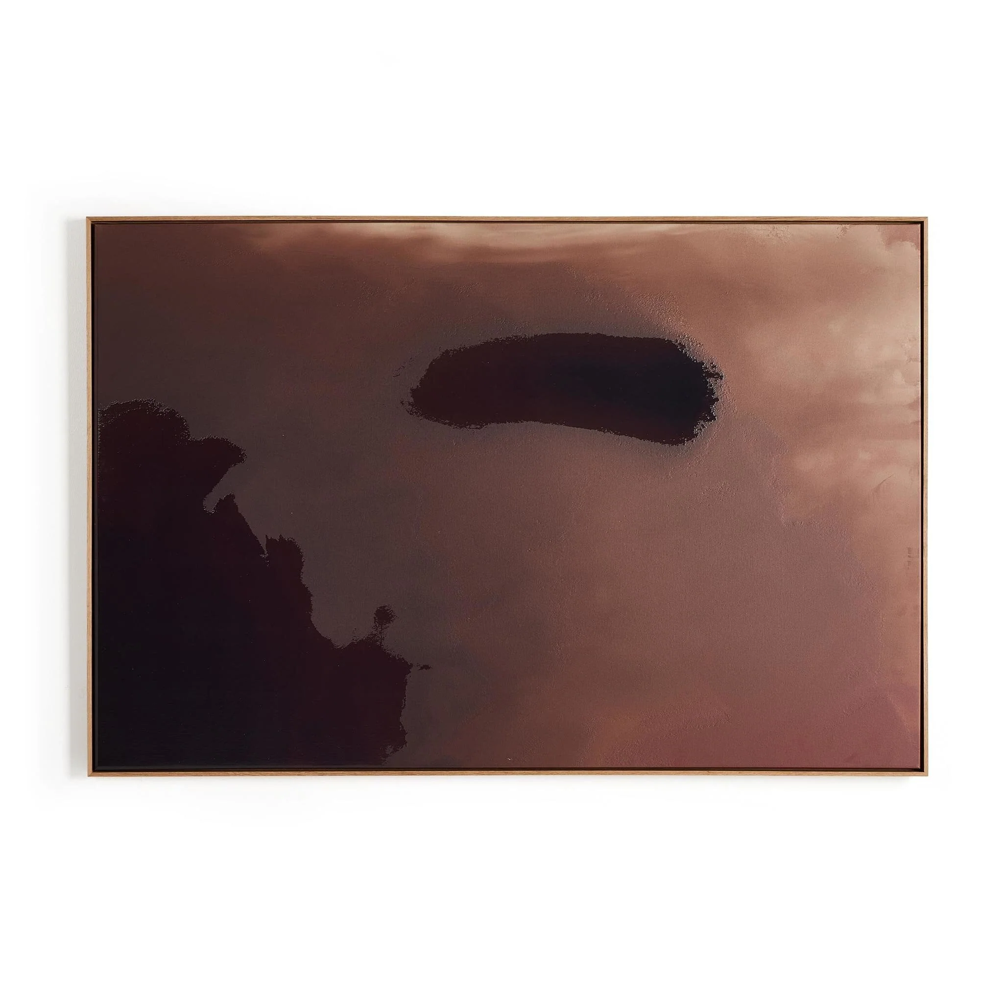 Scorch by FH Art Studio - Vertical Grain White Oak Floater - Image 2