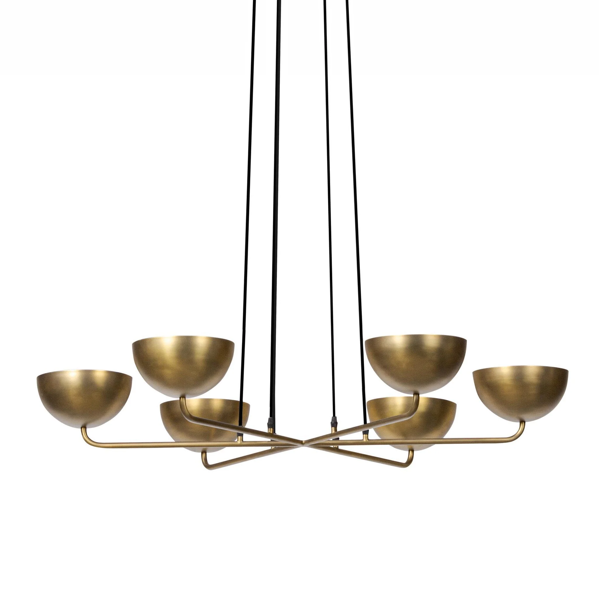 Keller Chandelier - Aged Brass - Image 1
