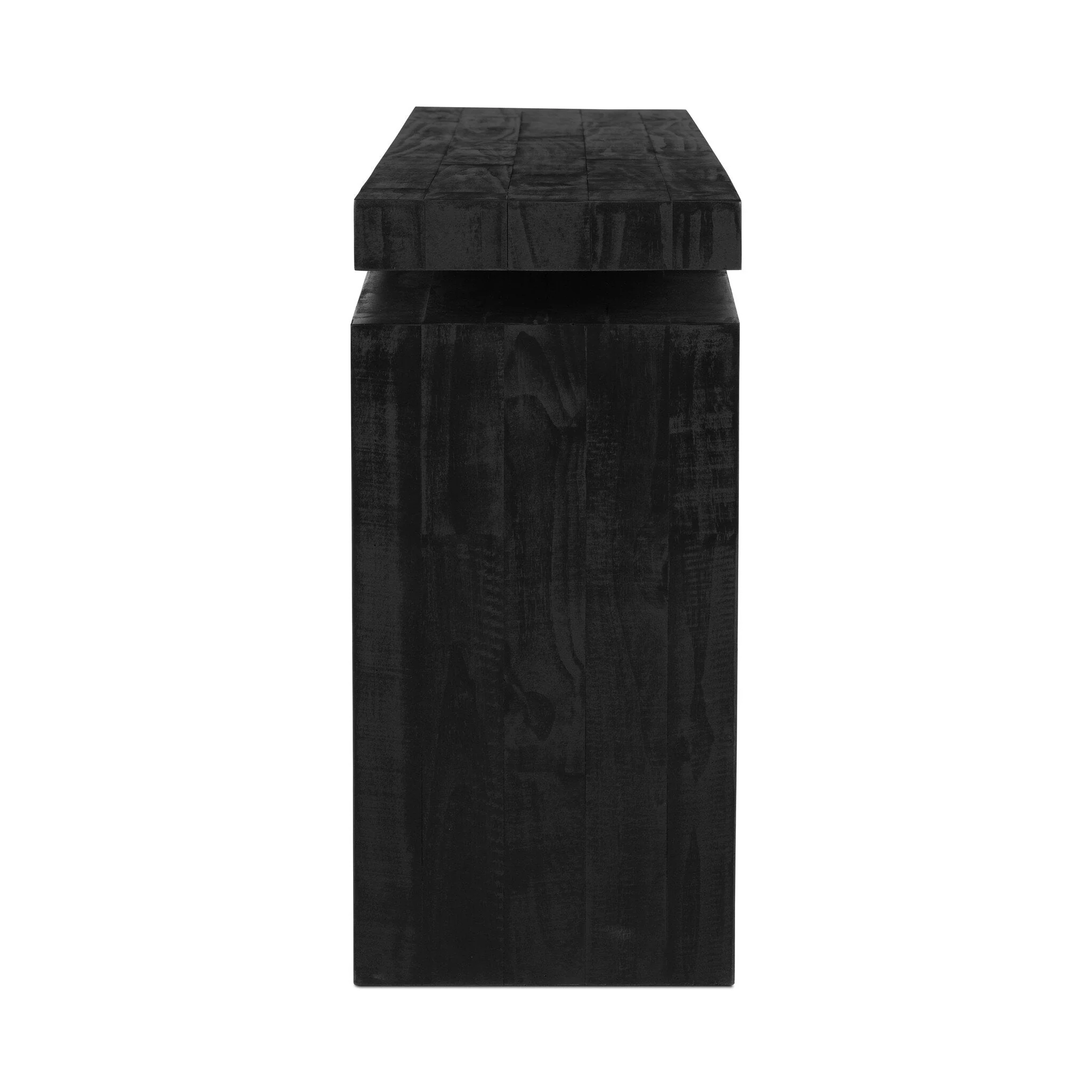 Matthes Console Table - 94" - Aged Black Pine - Image 3