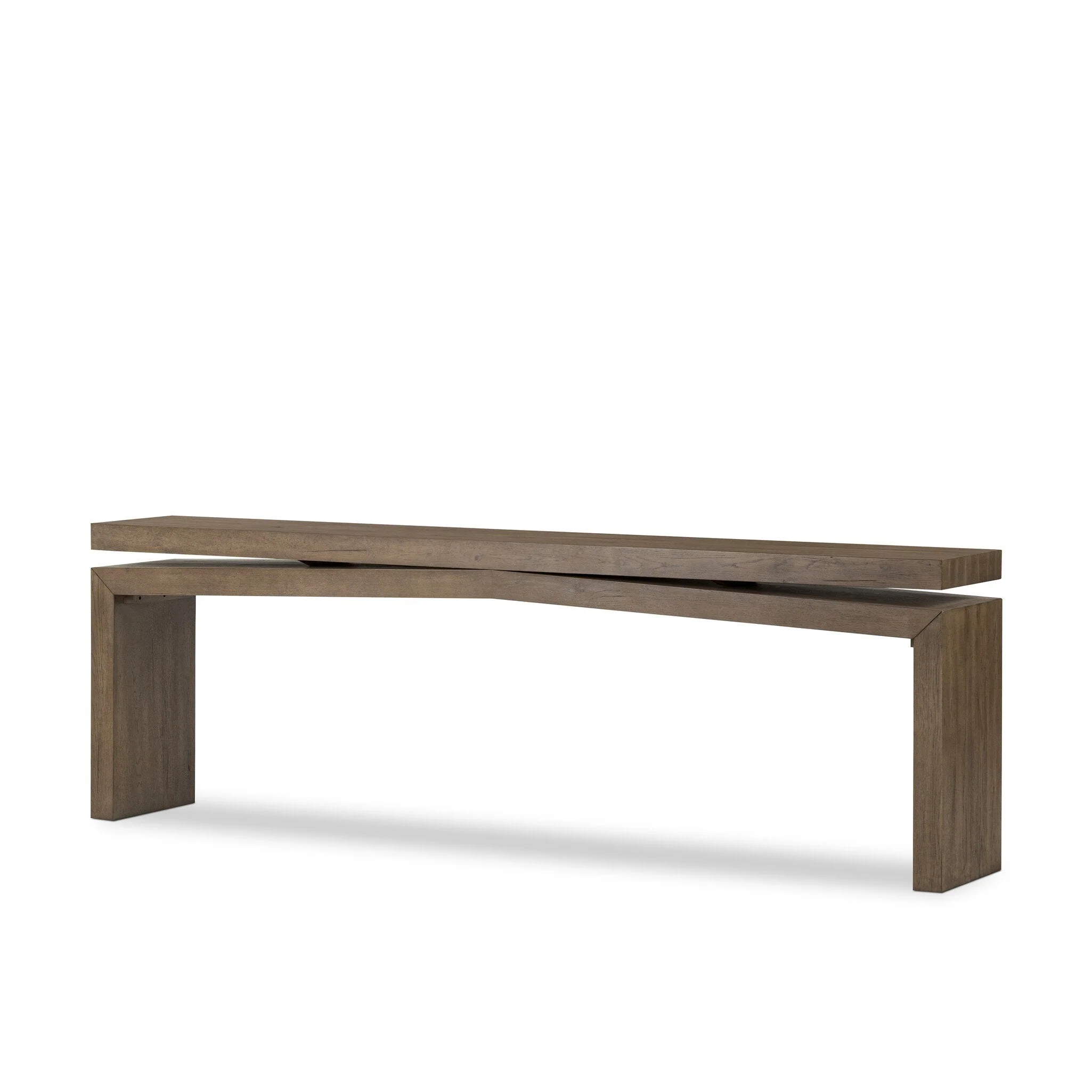 Matthes Console Table - 94" - Rustic Grey Veneer - Image 2