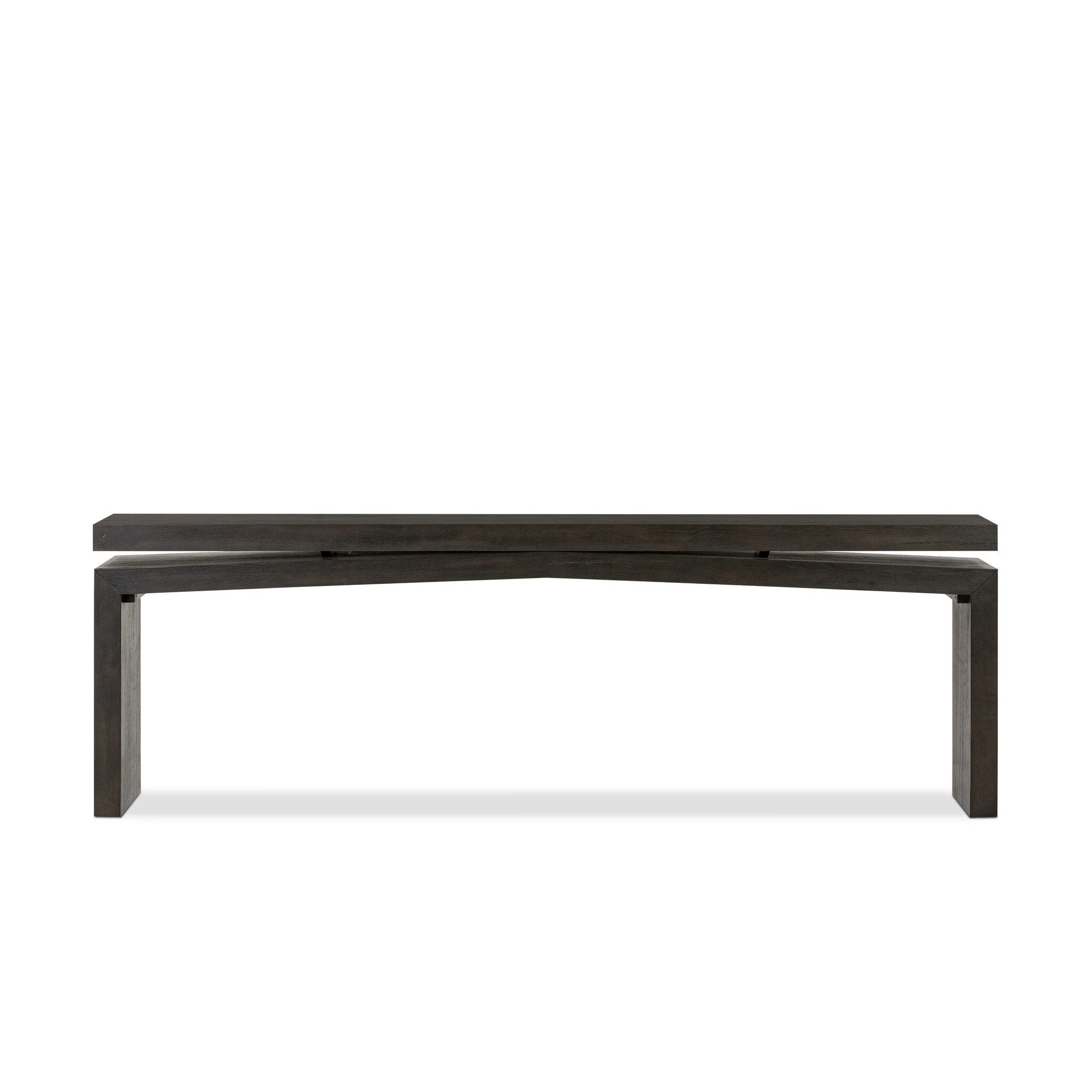 Matthes Console Table – 94″ – Smoked Black Veneer
