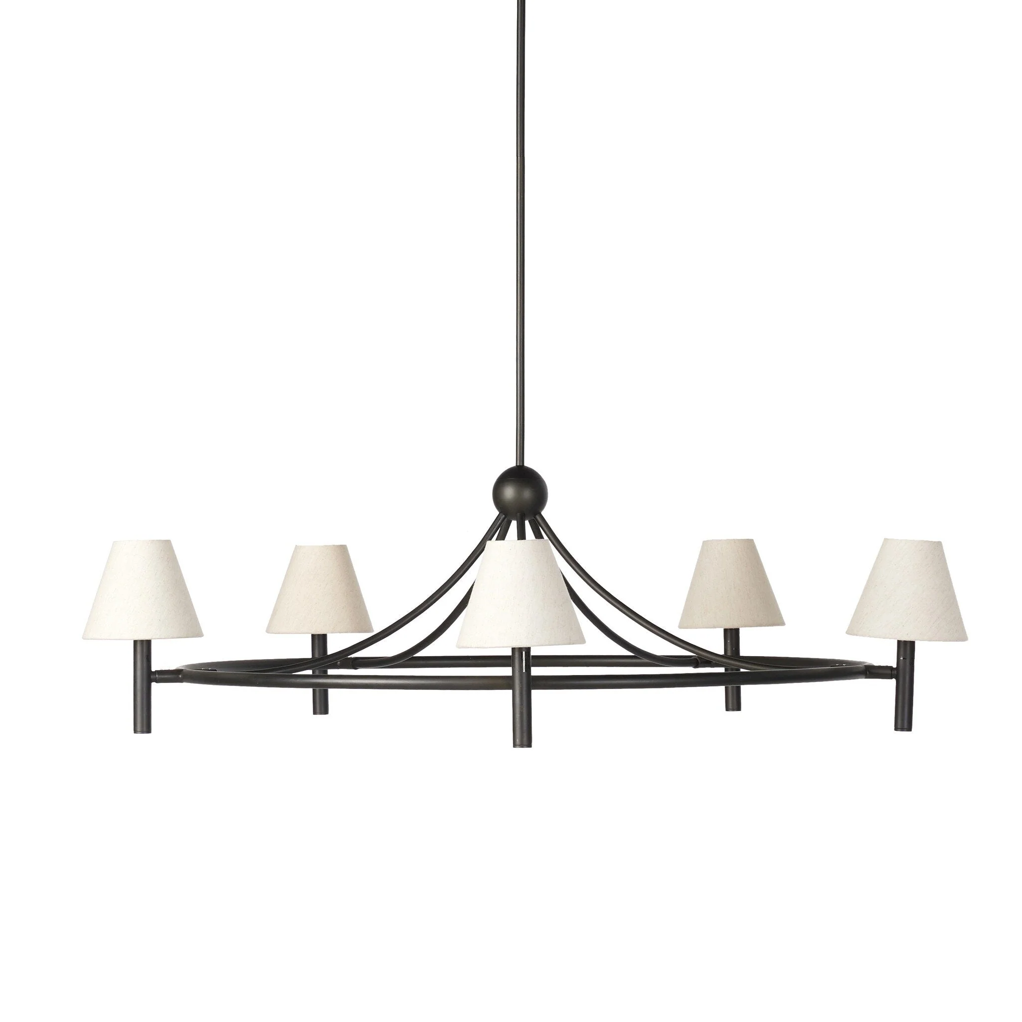 Whittier Chandelier - Natural Bronze - Image 3