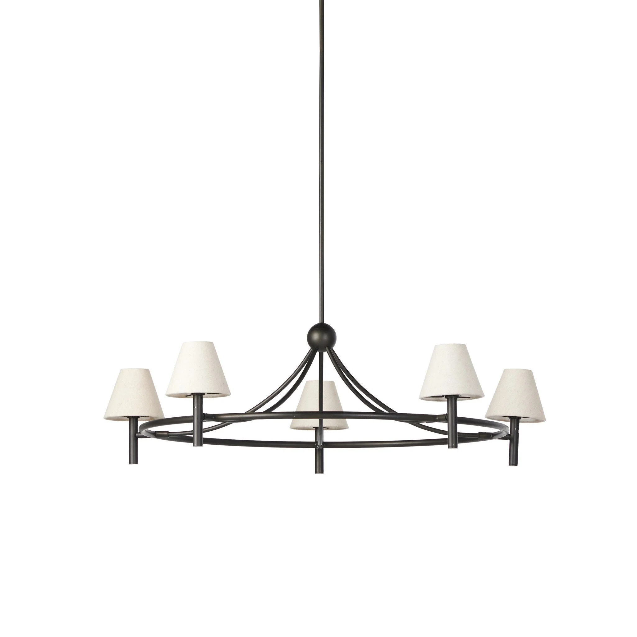Whittier Chandelier - Natural Bronze - Image 1