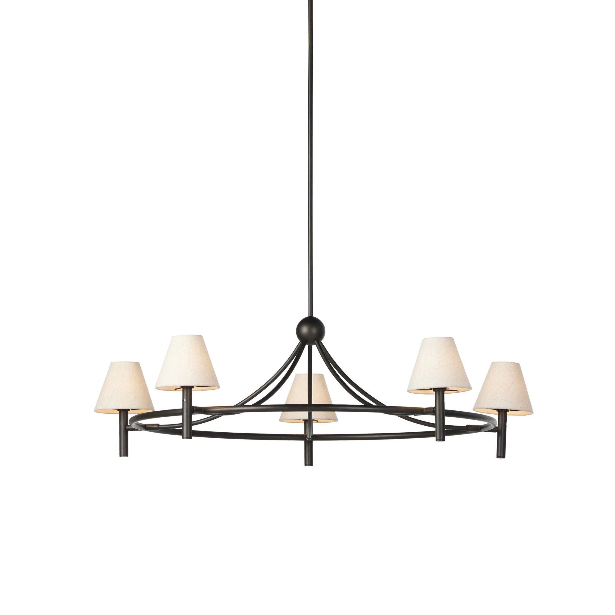 Whittier Chandelier - Natural Bronze - Image 2