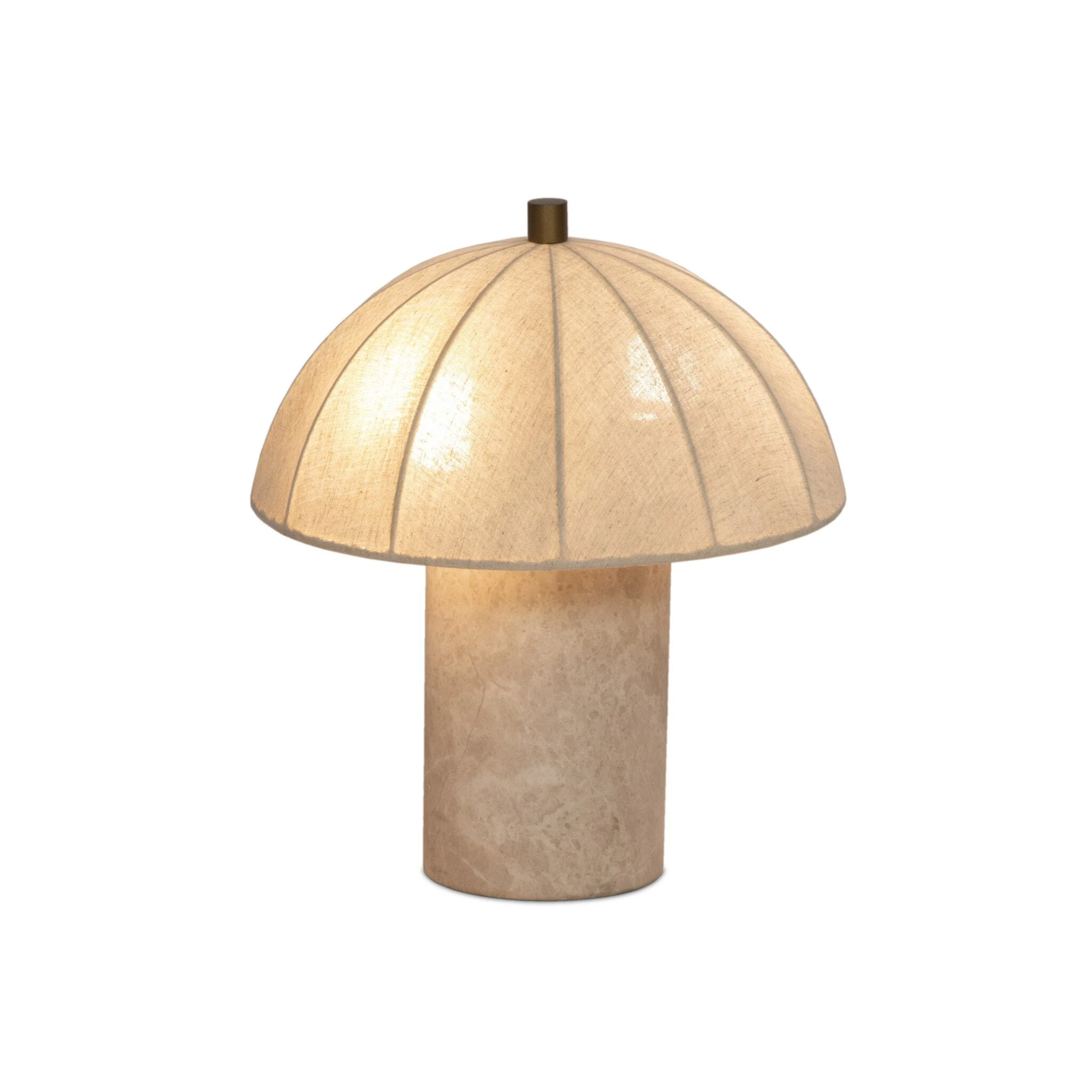 Clover Table Lamp - Taupe Marble - Image 2
