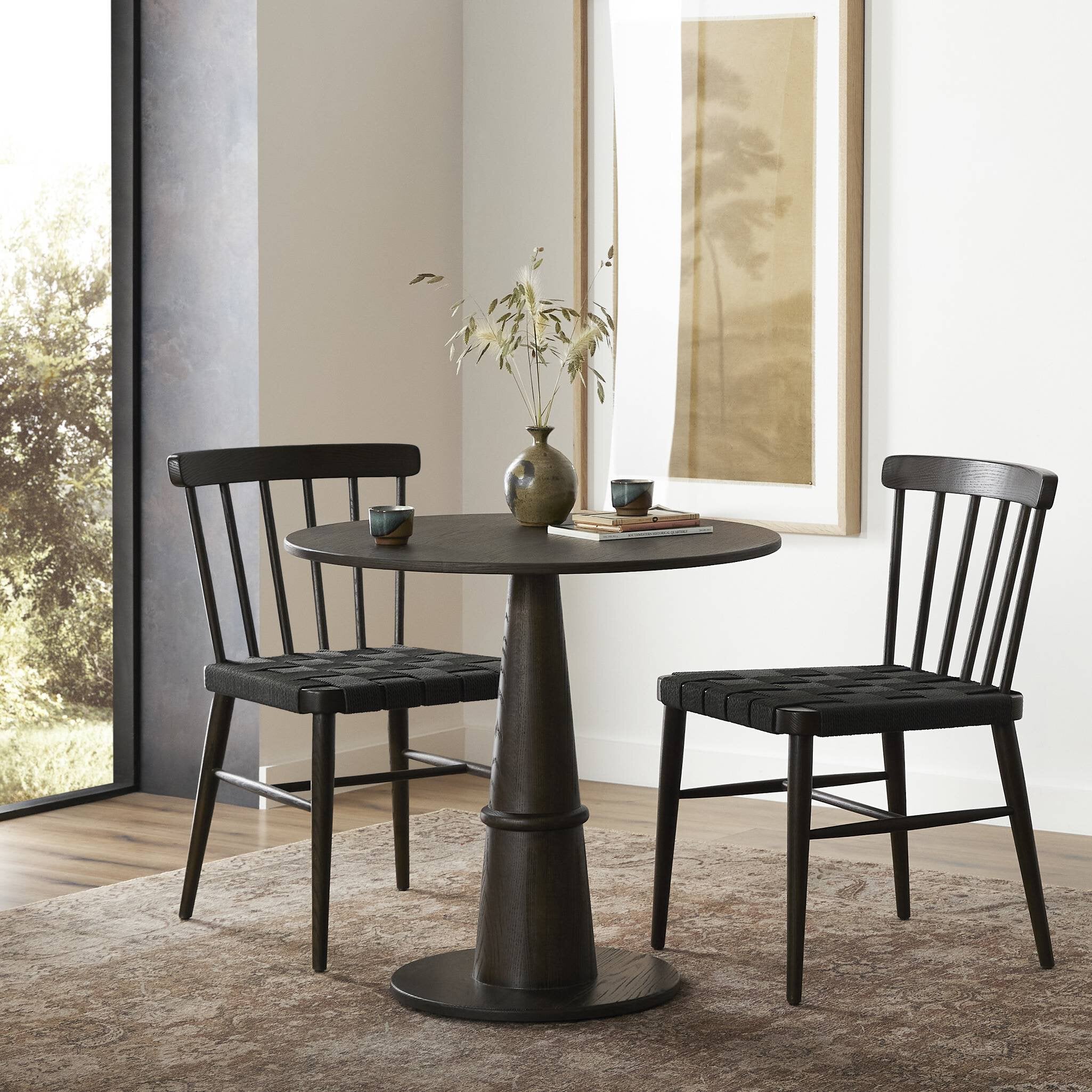 Goetz Bistro Table - Brown Oak Veneer - Image 2