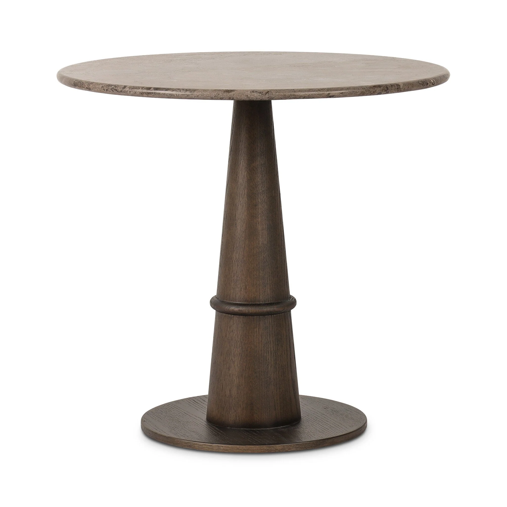 Goetz Bistro Table - Warm Grey Marble - Image 1