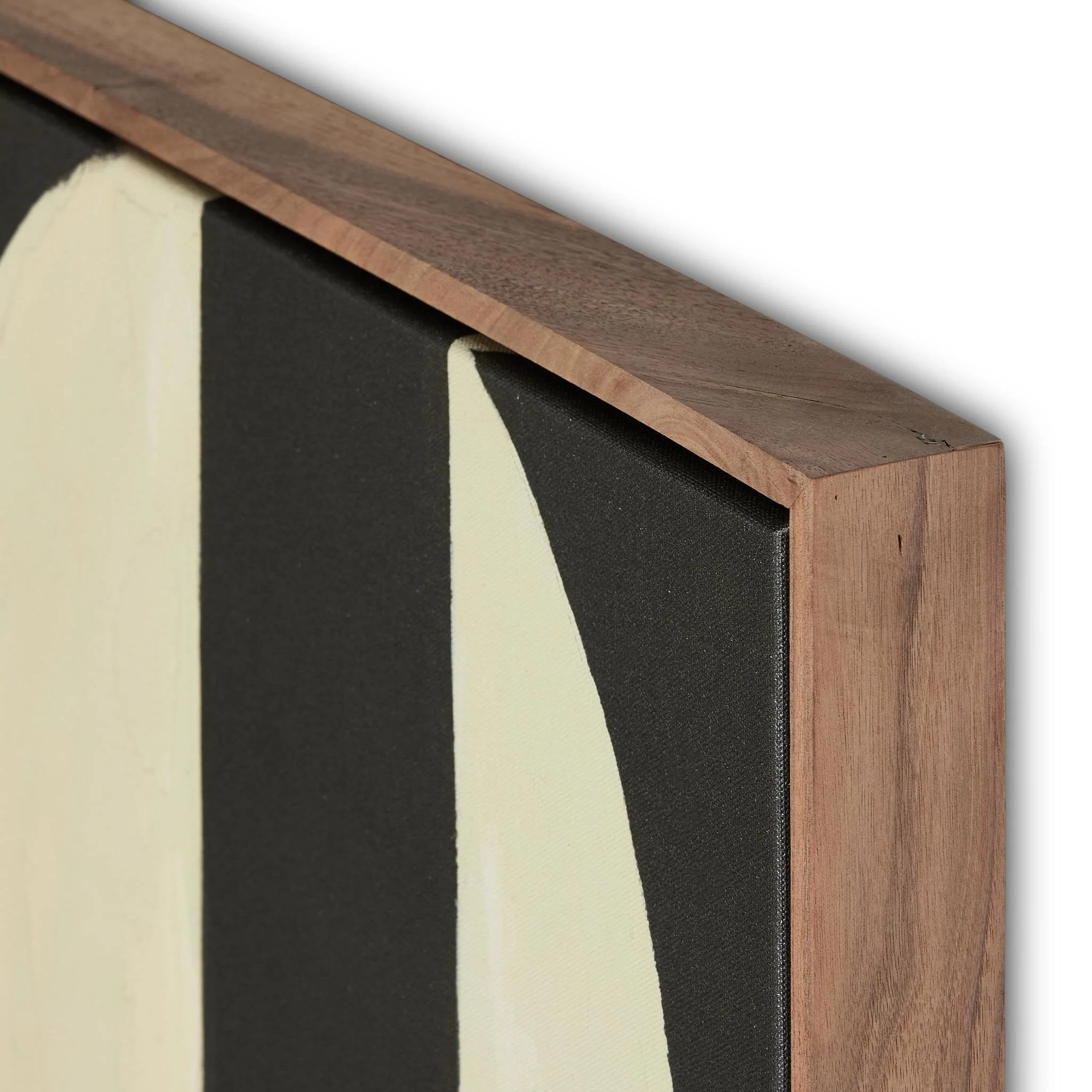 Grecco Diptych by Jess Engle - Rustic Walnut Floater - Image 3
