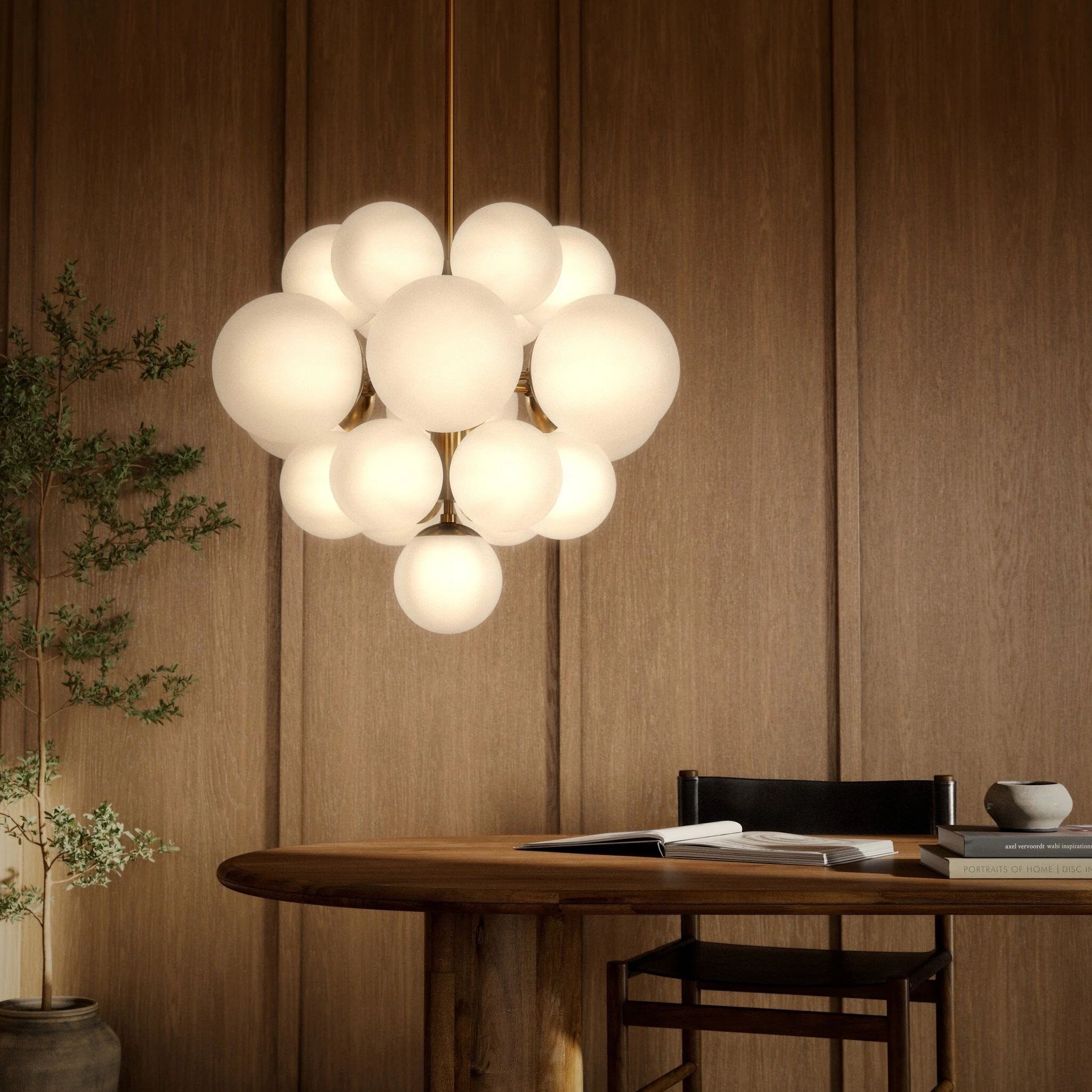 Nova Chandelier - Burnished Brass - Image 3
