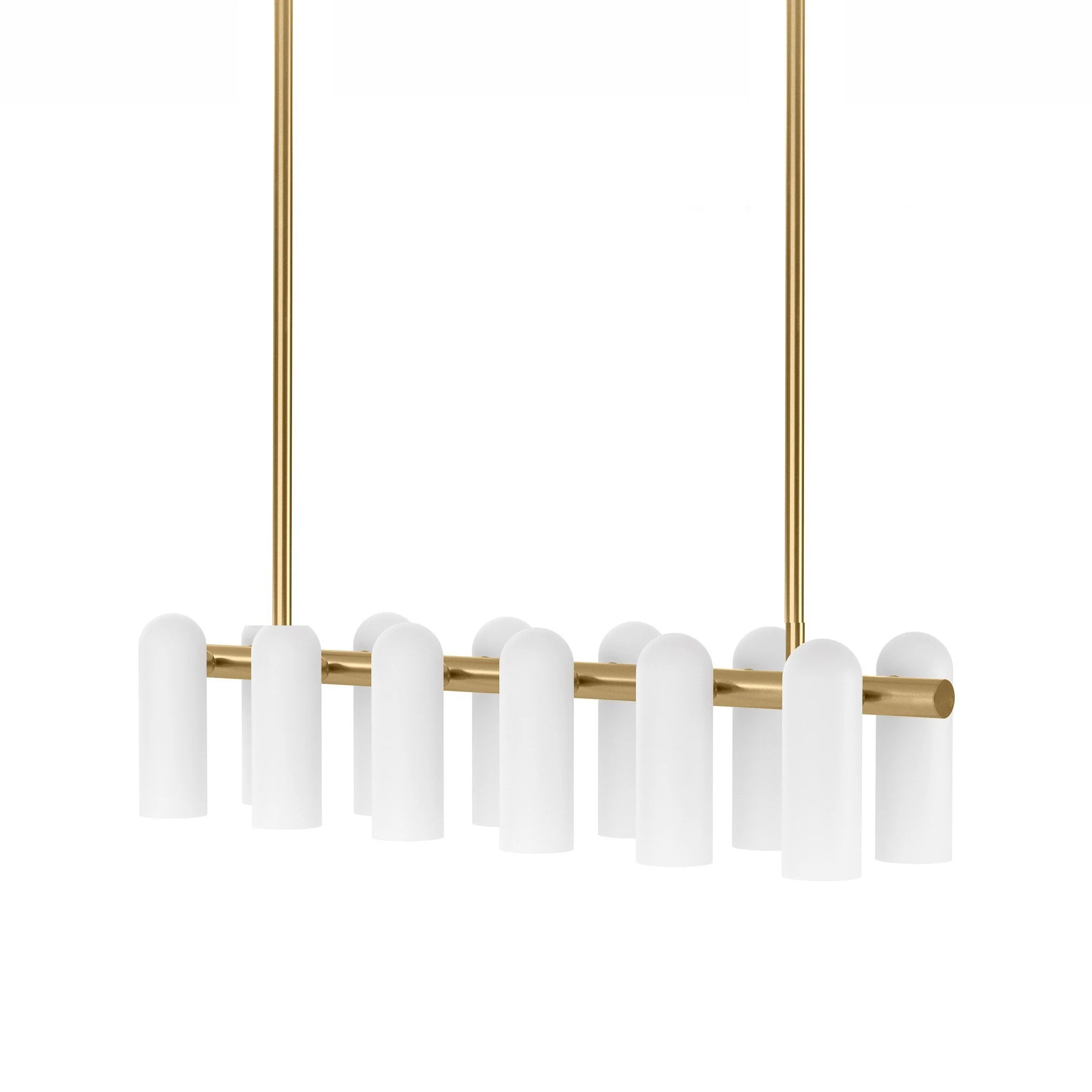 Odyssey Linear Md Chandelier - Burnished Brass - Image 1