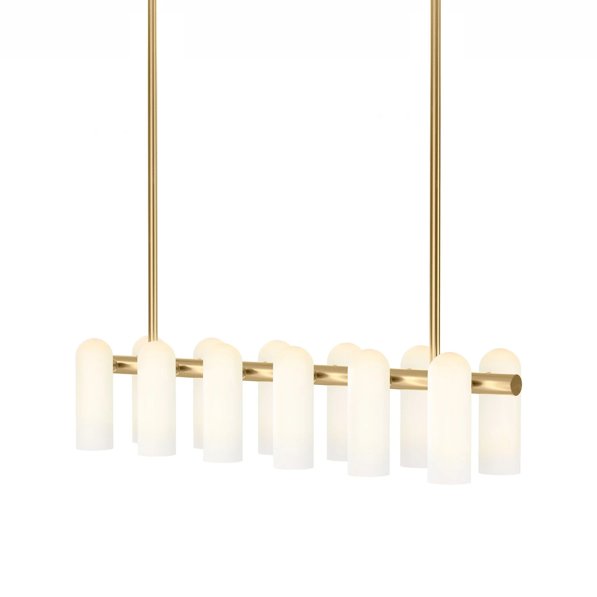 Odyssey Linear Md Chandelier - Burnished Brass - Image 2