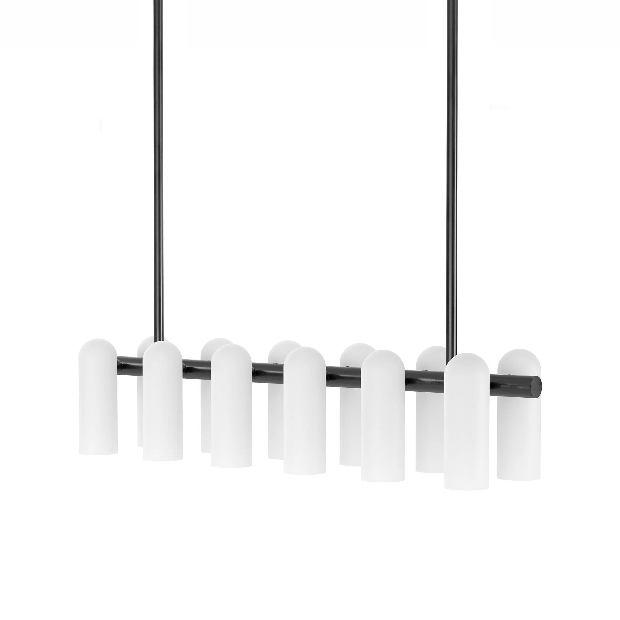 Odyssey Linear Md Chandelier - Black Gunmetal - Image 1