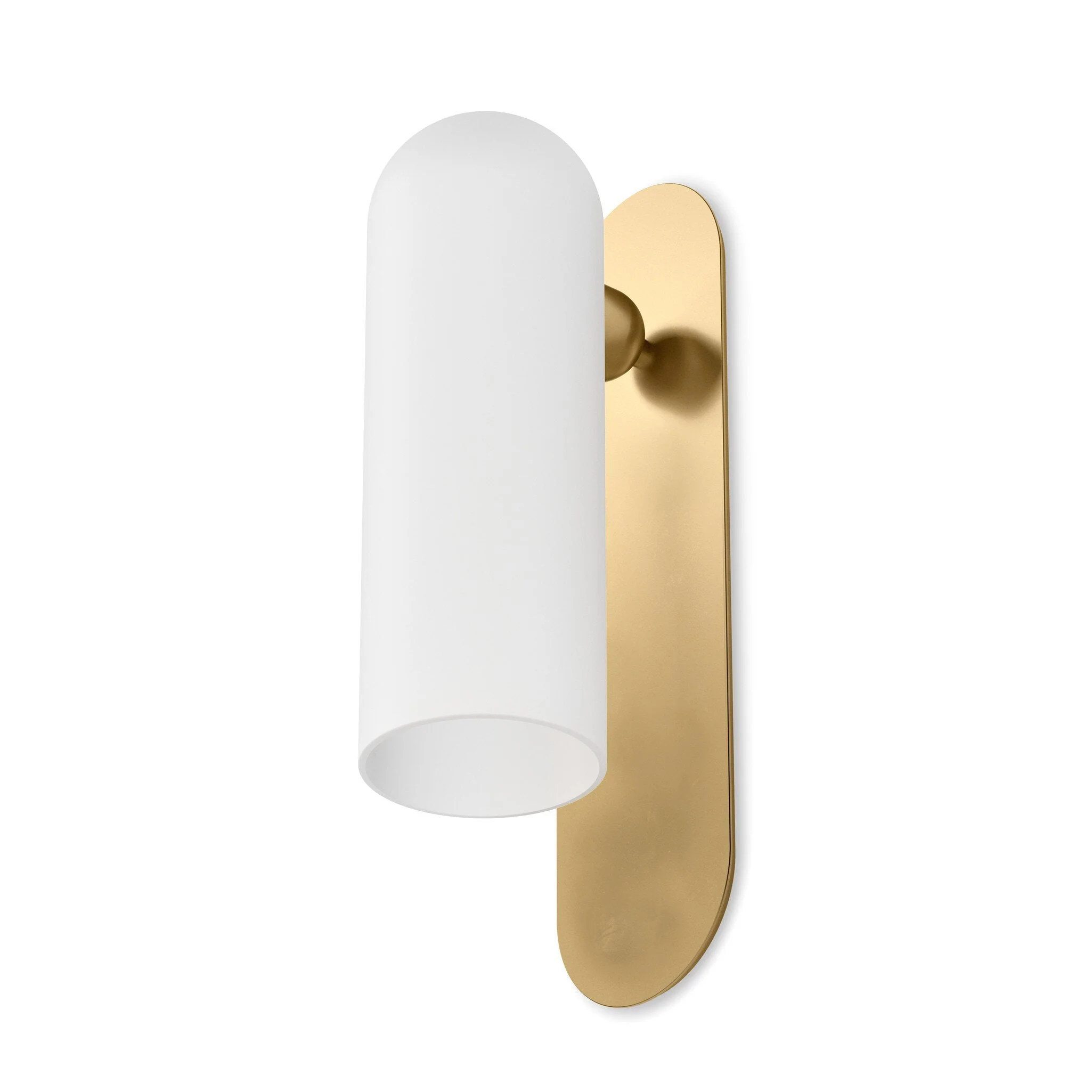 Odyssey Large Sconce - Burnished Brass | Opal Matte Glass - Image 3