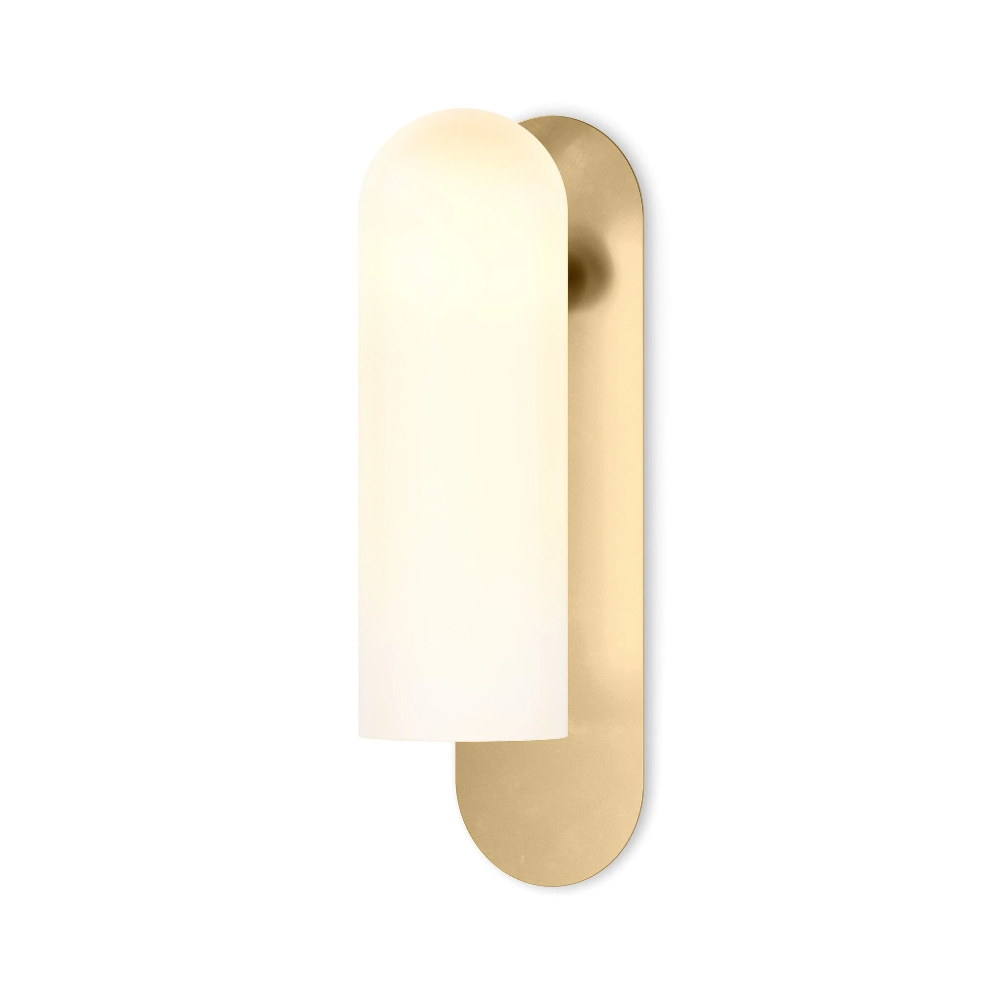 Odyssey Large Sconce - Burnished Brass | Opal Matte Glass - Image 2