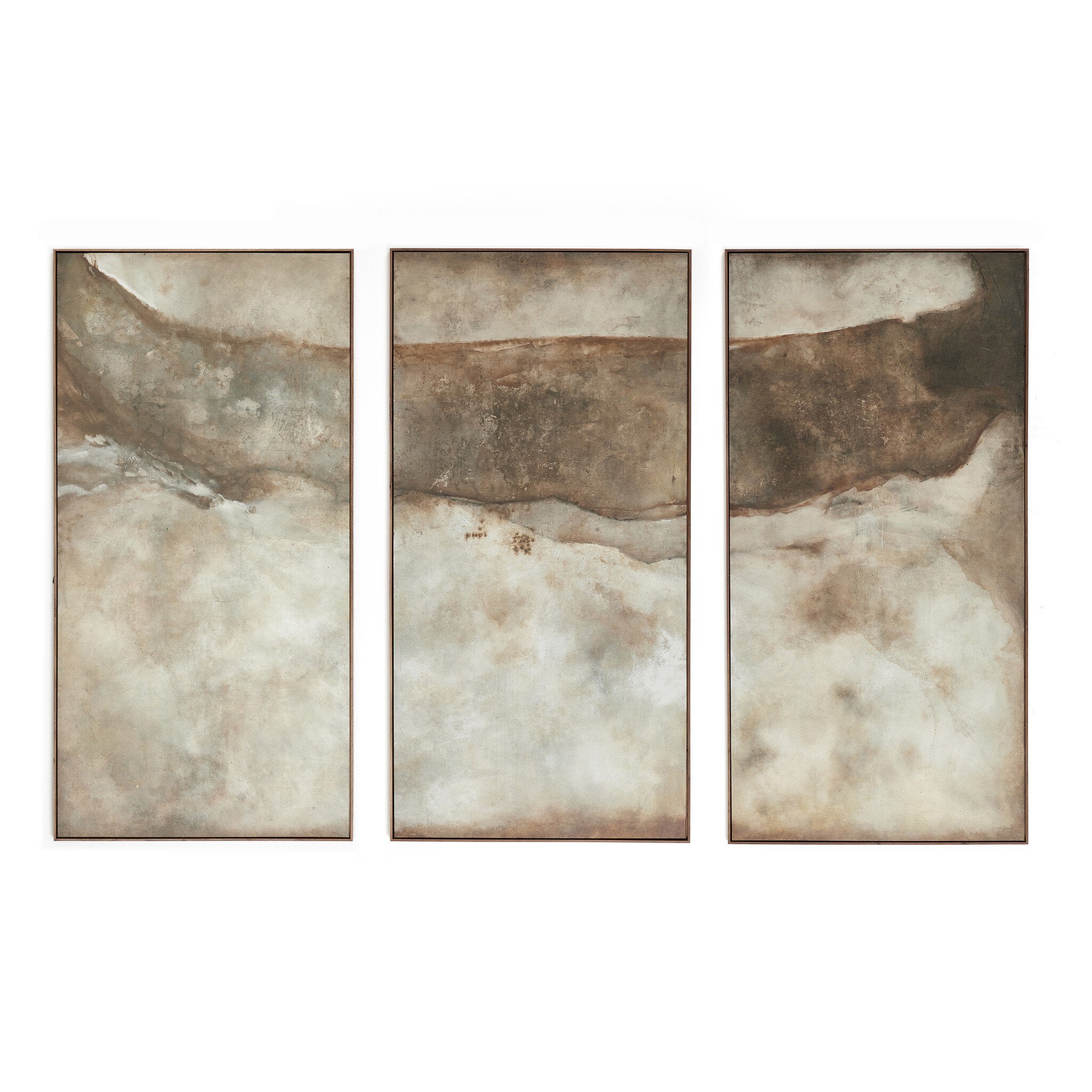 Revere Triptych by Matera – Rustic Walnut Floater