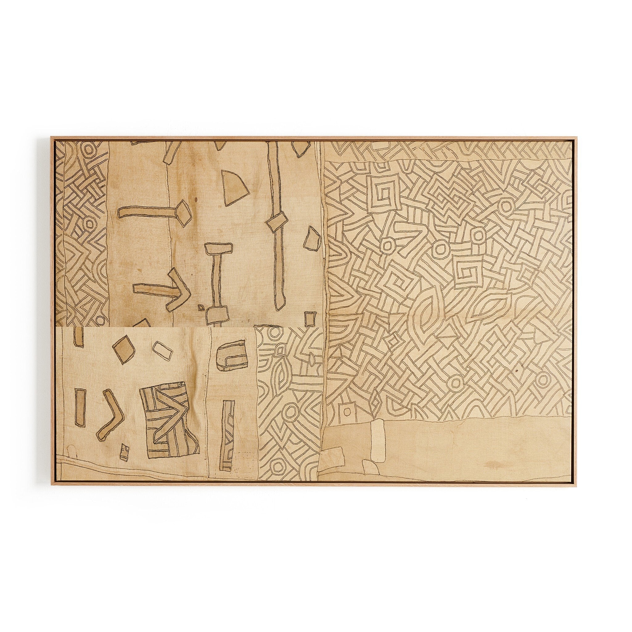 Kuba VI by FH Art Studio – Vertical Grain White Oak Floater